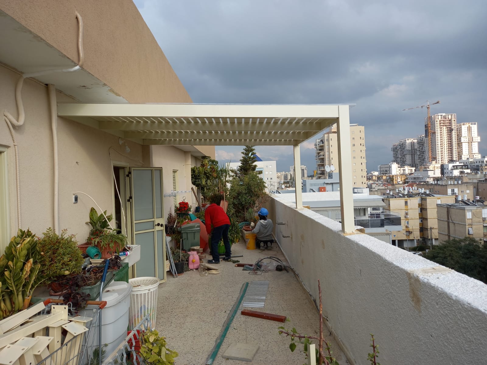 מגוון פרגולות אלומיניום