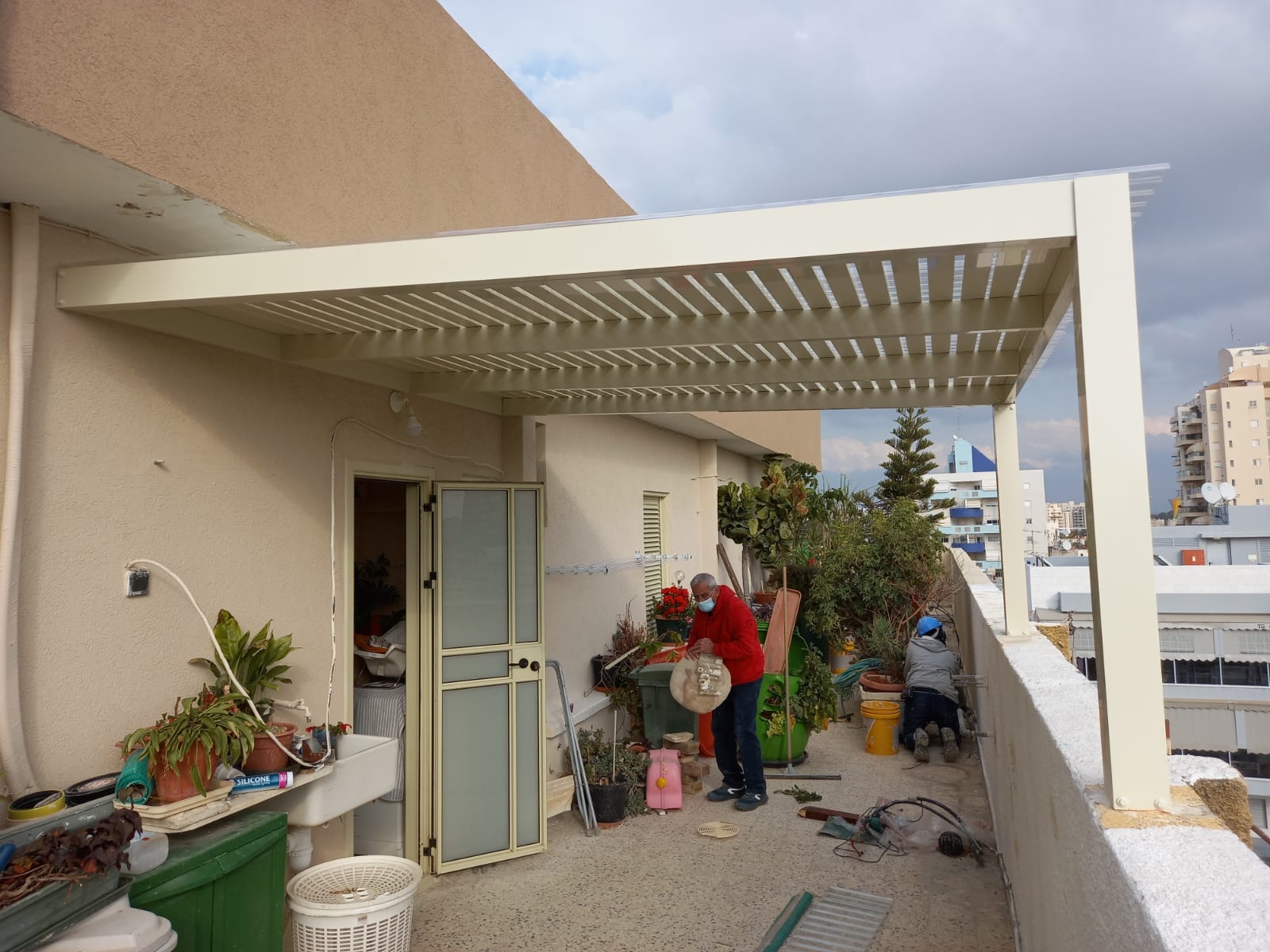 מגוון פרגולות אלומיניום