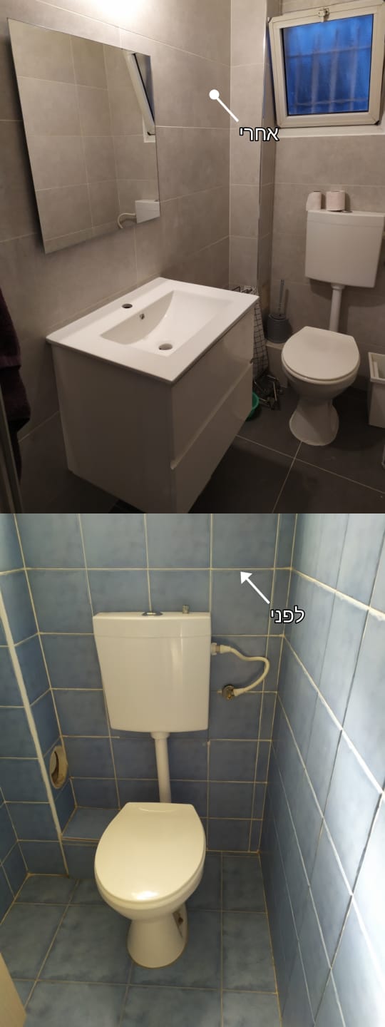 שיפוץ חדר אמבטיה ושירותים