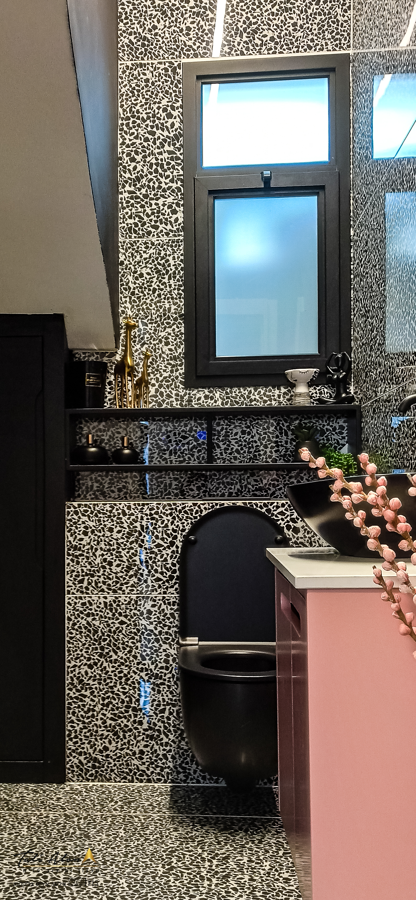 שיפוץ שרותי אורחים סופר סטייליש