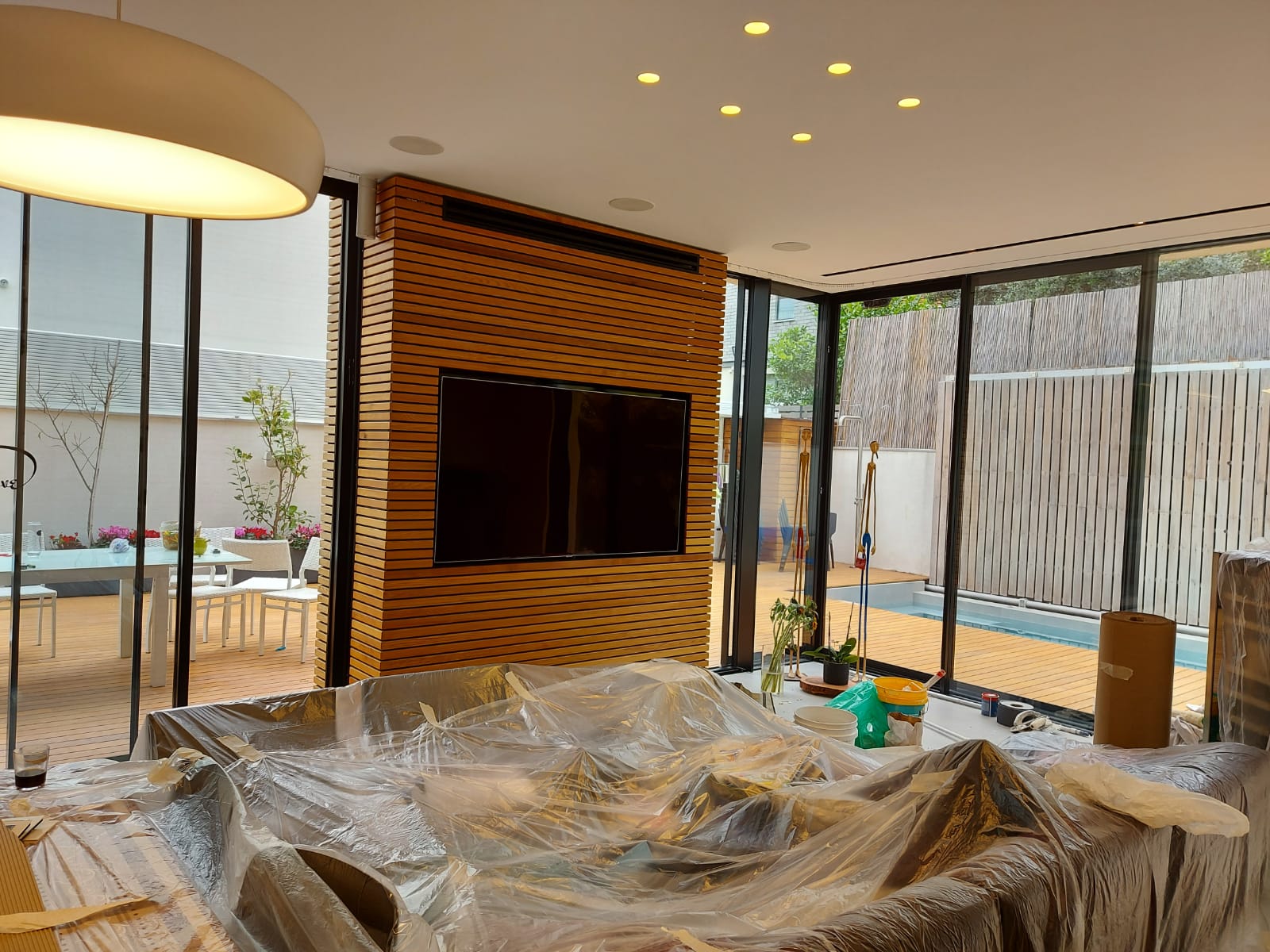 עבודות גמר בוילה אחרי שלד - חולון