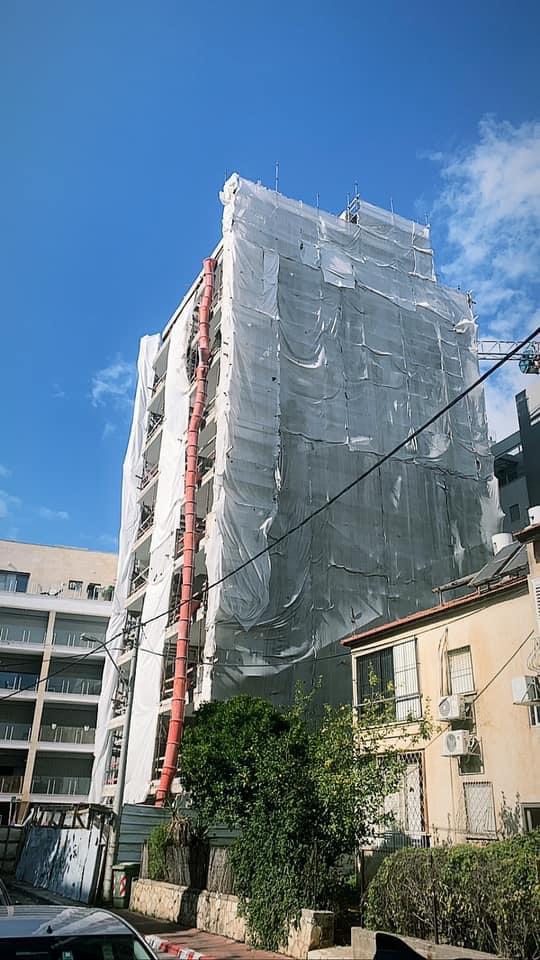 שיפוץ בניין חיצוני ברמת גן