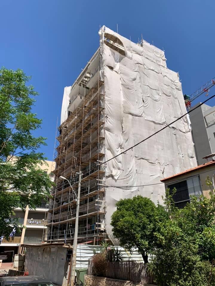 שיפוץ בניין חיצוני ברמת גן