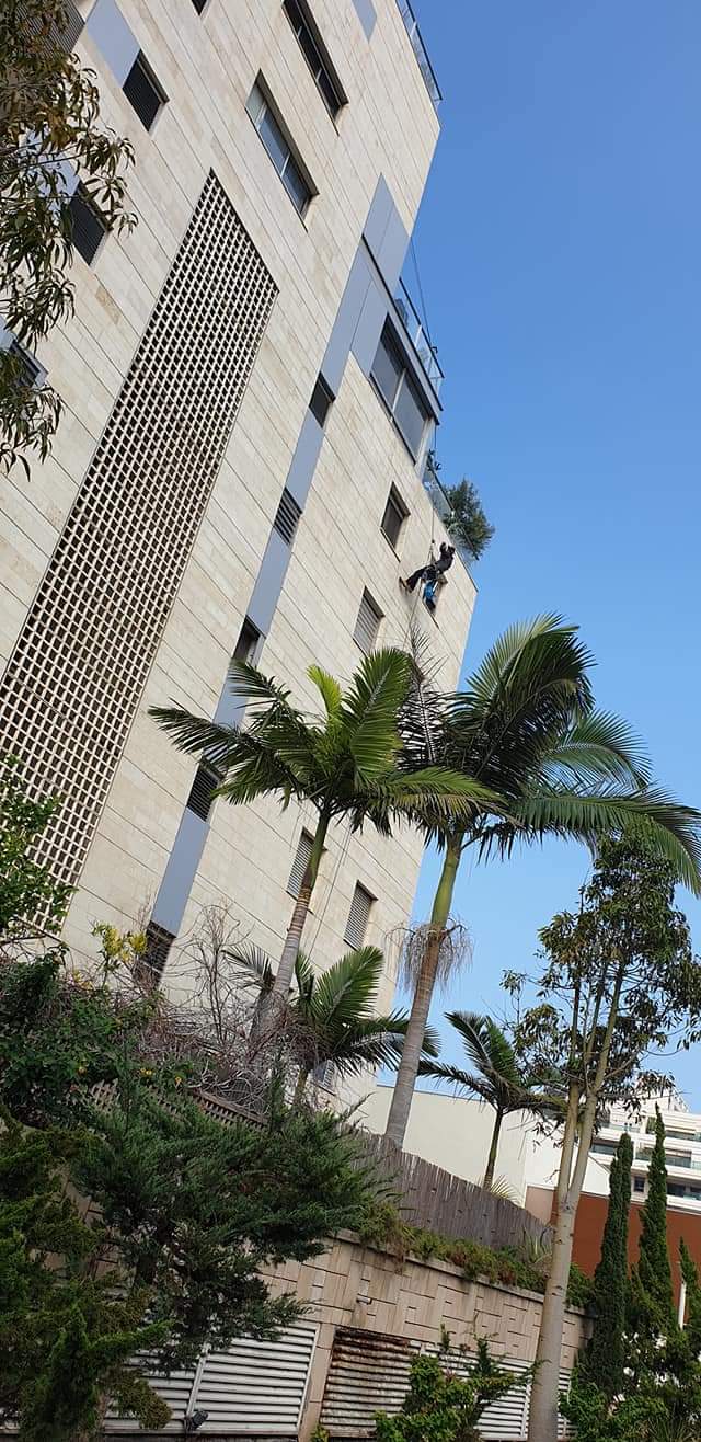 עבודות בגובה - סנפלינג