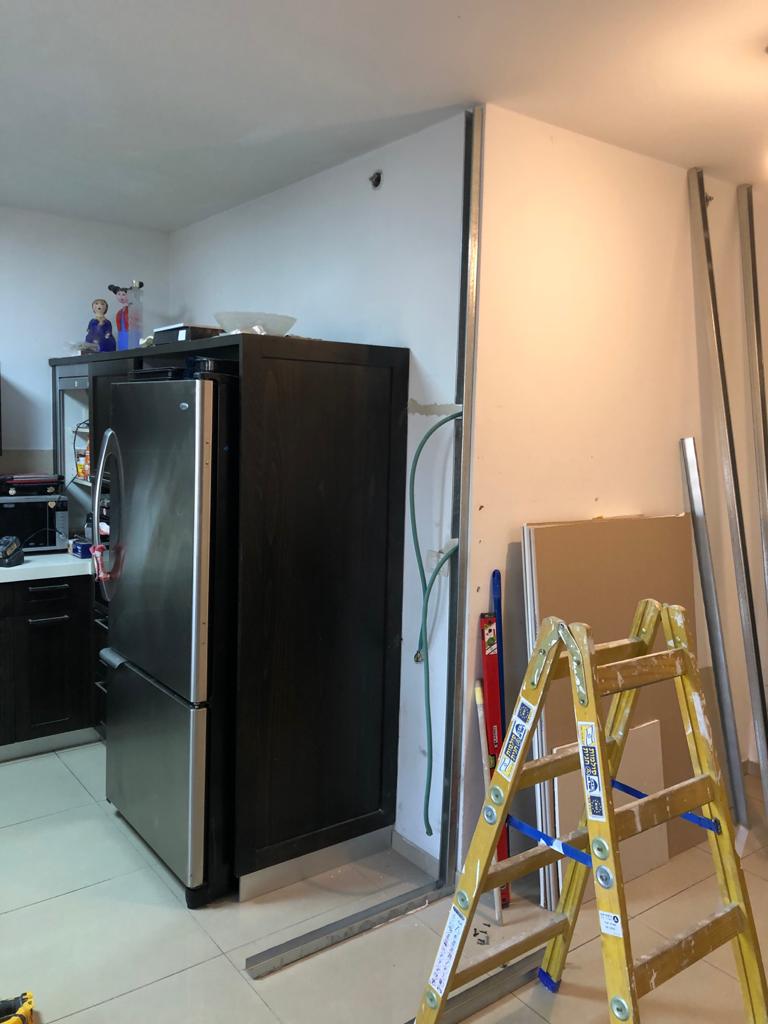 בניית קיר גבס