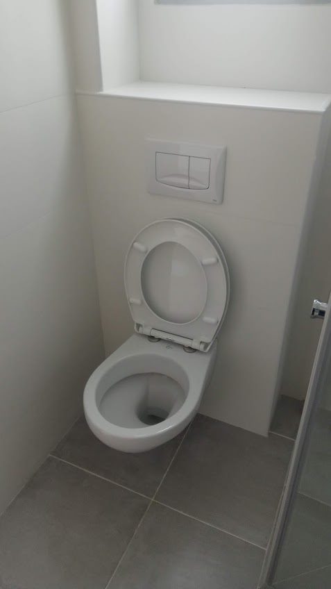 ניאגרות סמויות - אסלות תלויות.