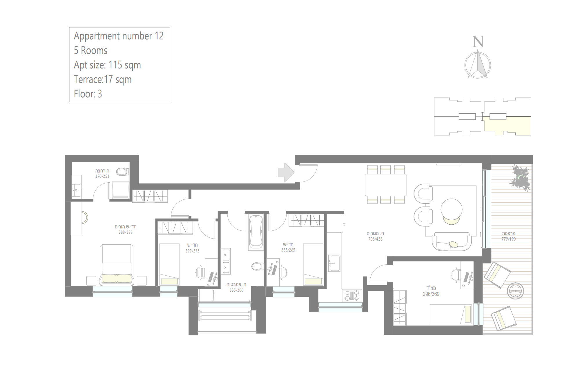הכנת תכניות מכר לפרוייקטים חדשים ברעננה