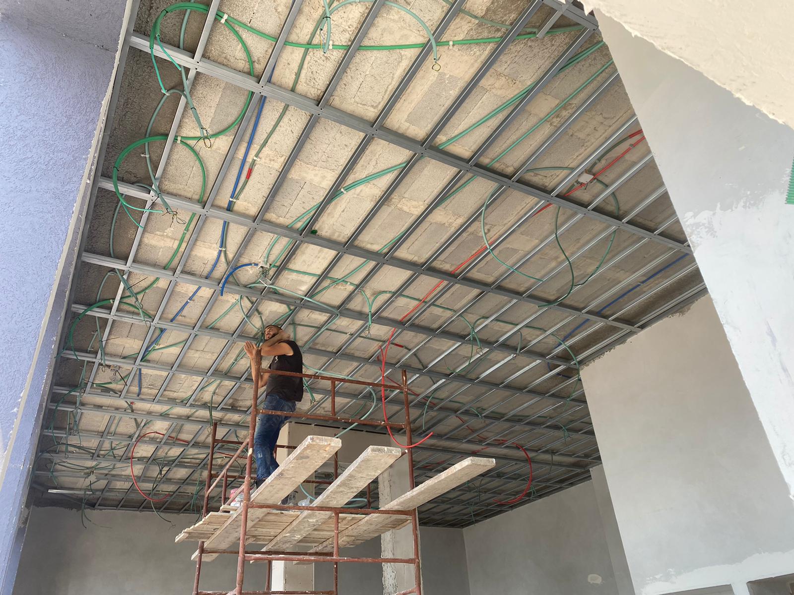 עבודות גבס וחשמל