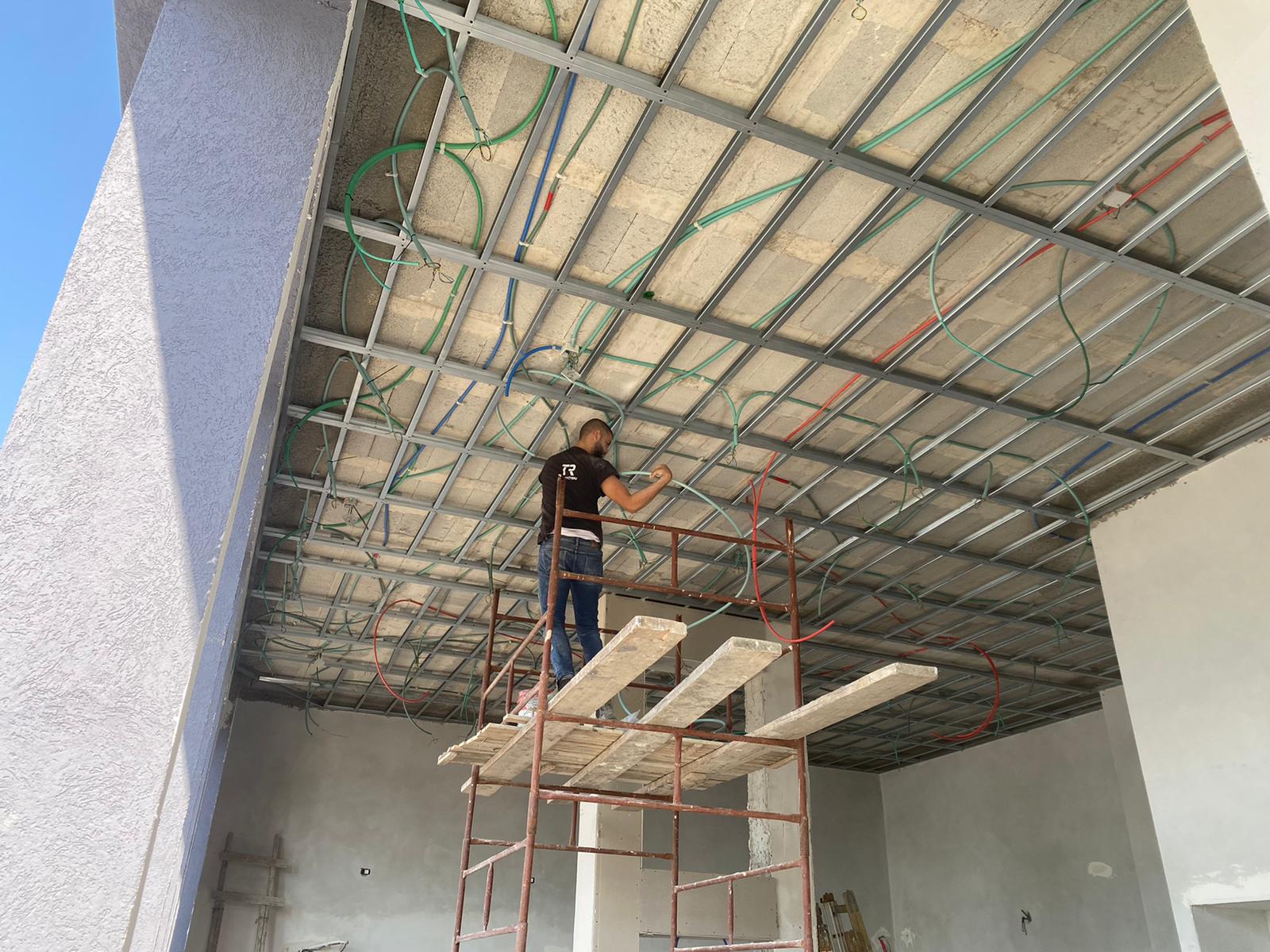 עבודות גבס וחשמל