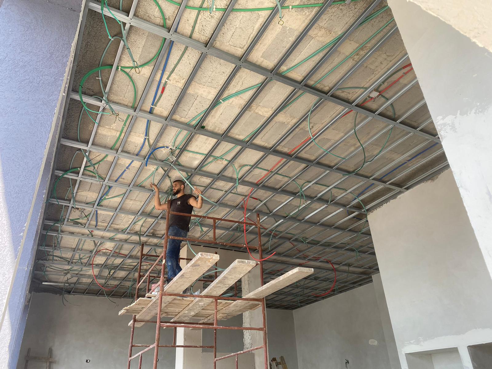 עבודות גבס וחשמל