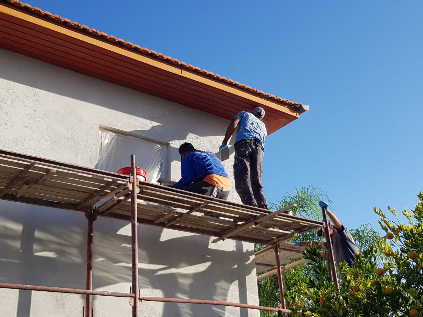 צביעת מבנה חיצוני