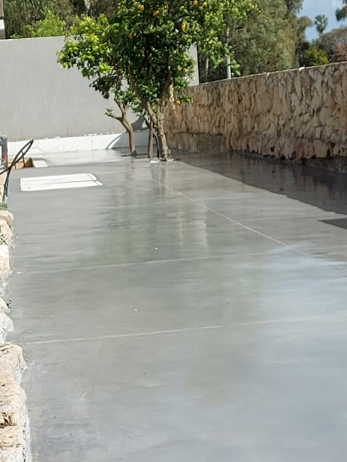 החלקות בטון