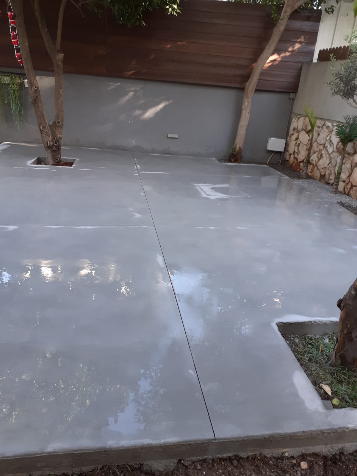 החלקות בטון