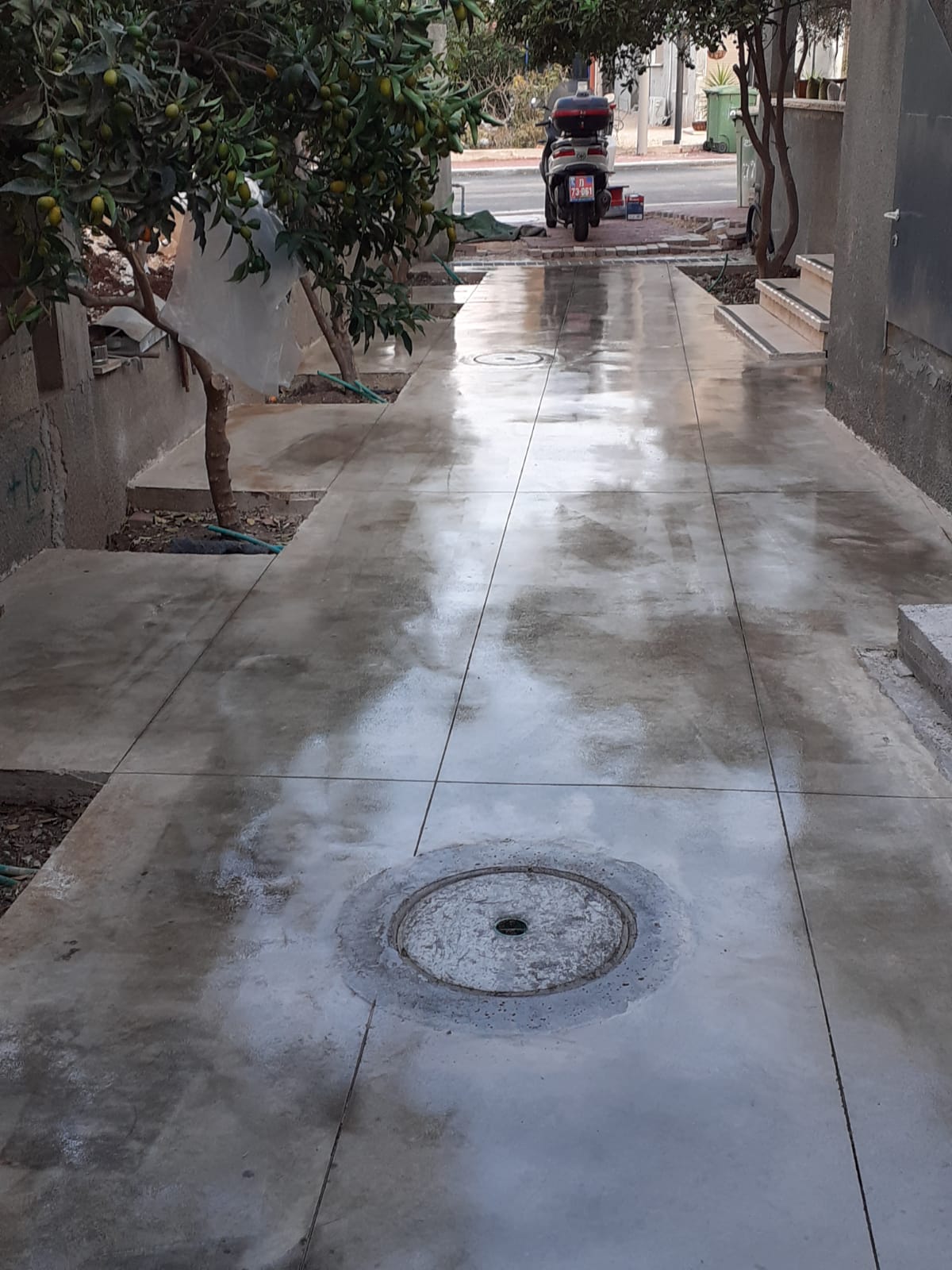 החלקות בטון