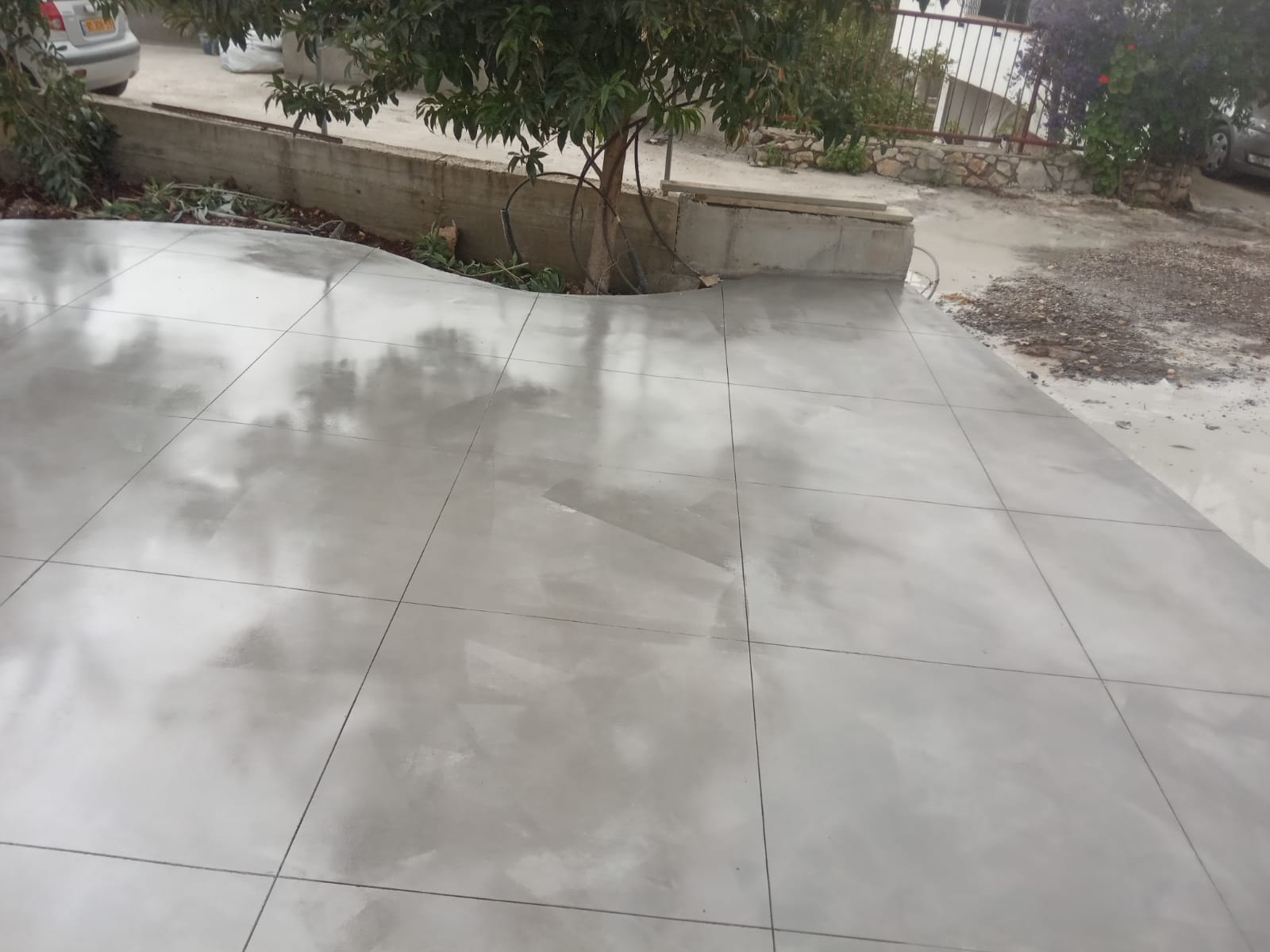 החלקות בטון