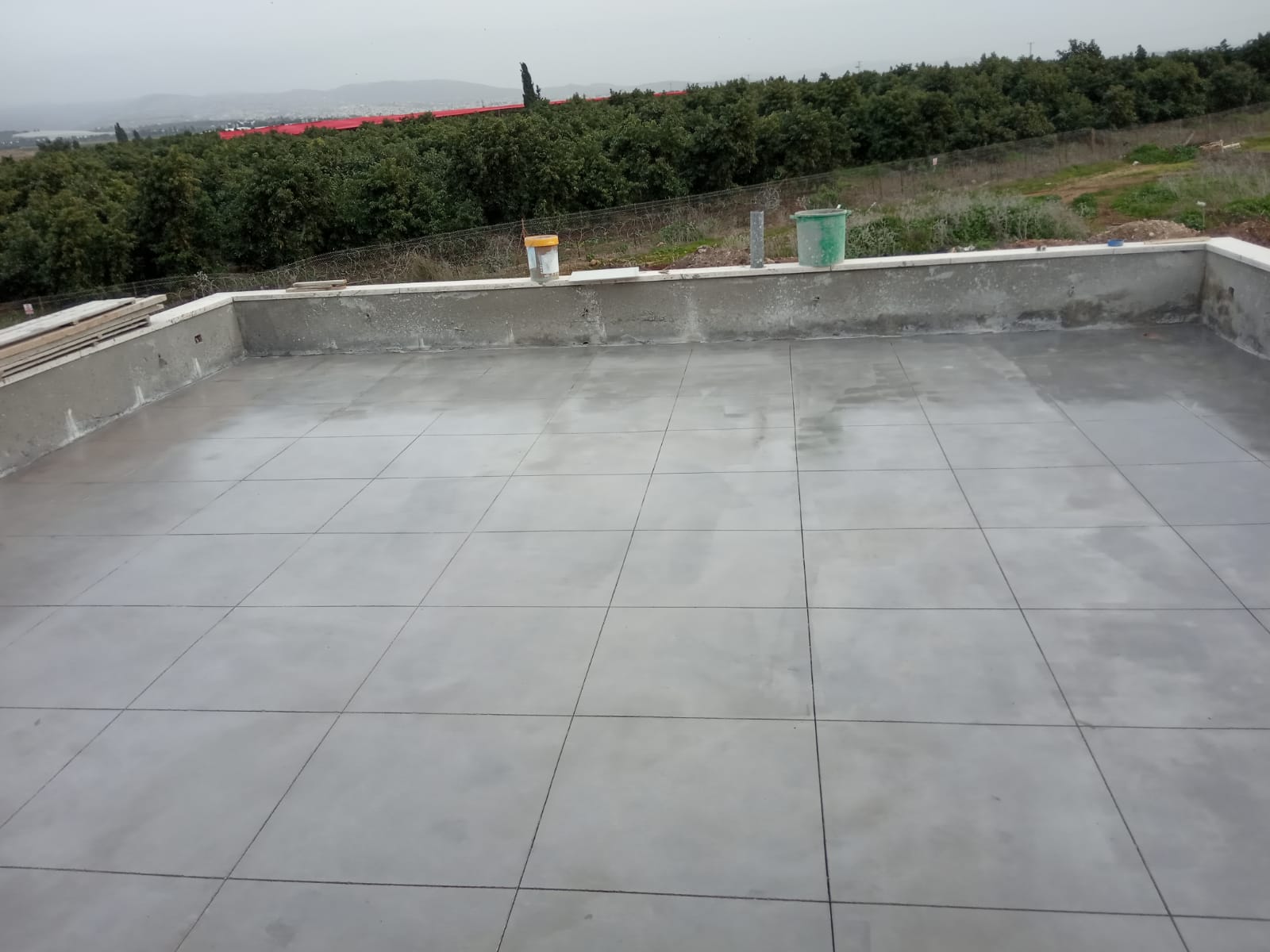 החלקות בטון