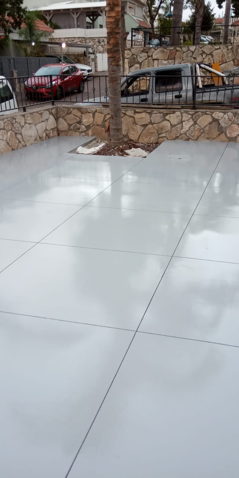 החלקות בטון