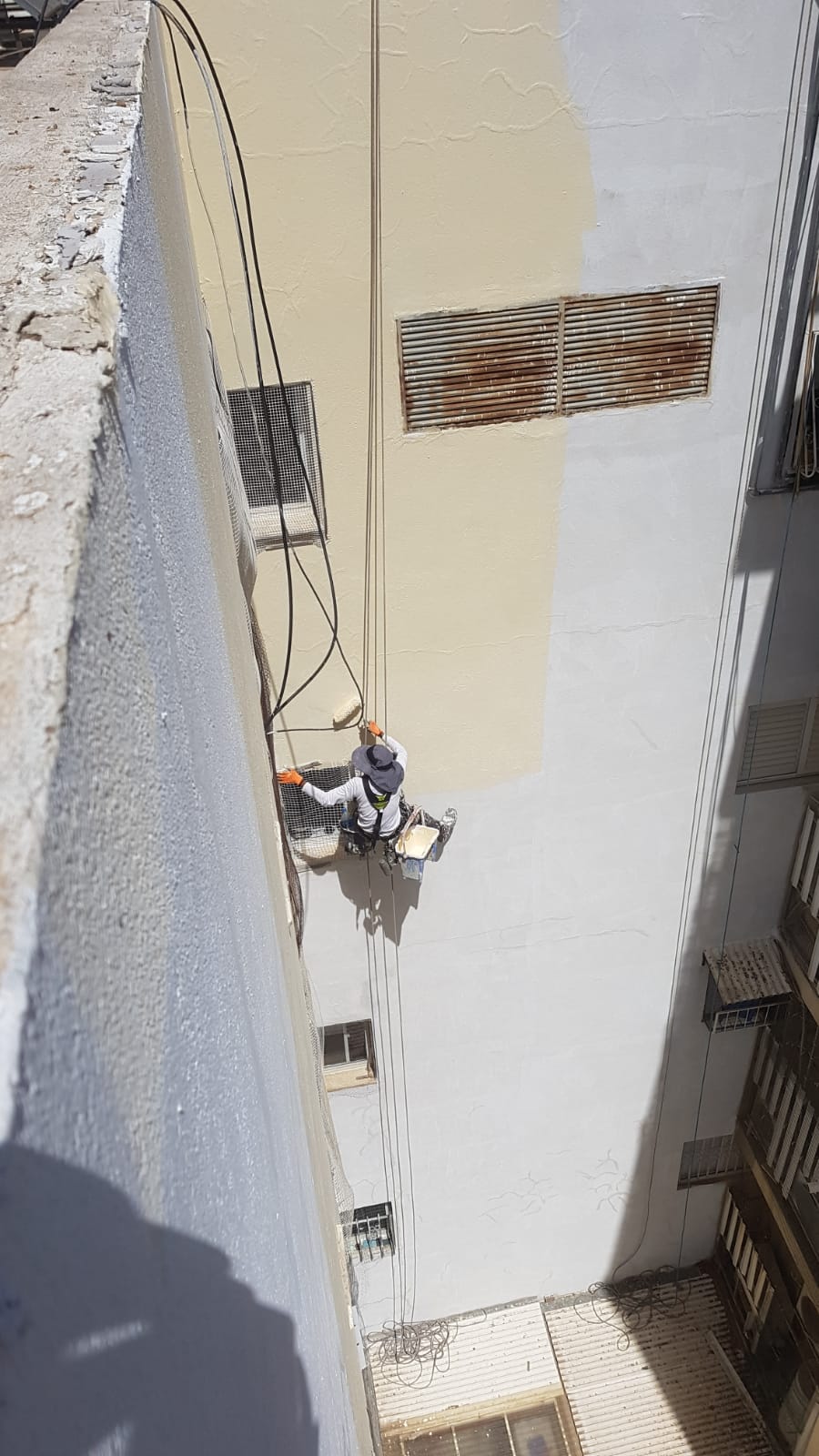 צביעה חיצונית של בניינים