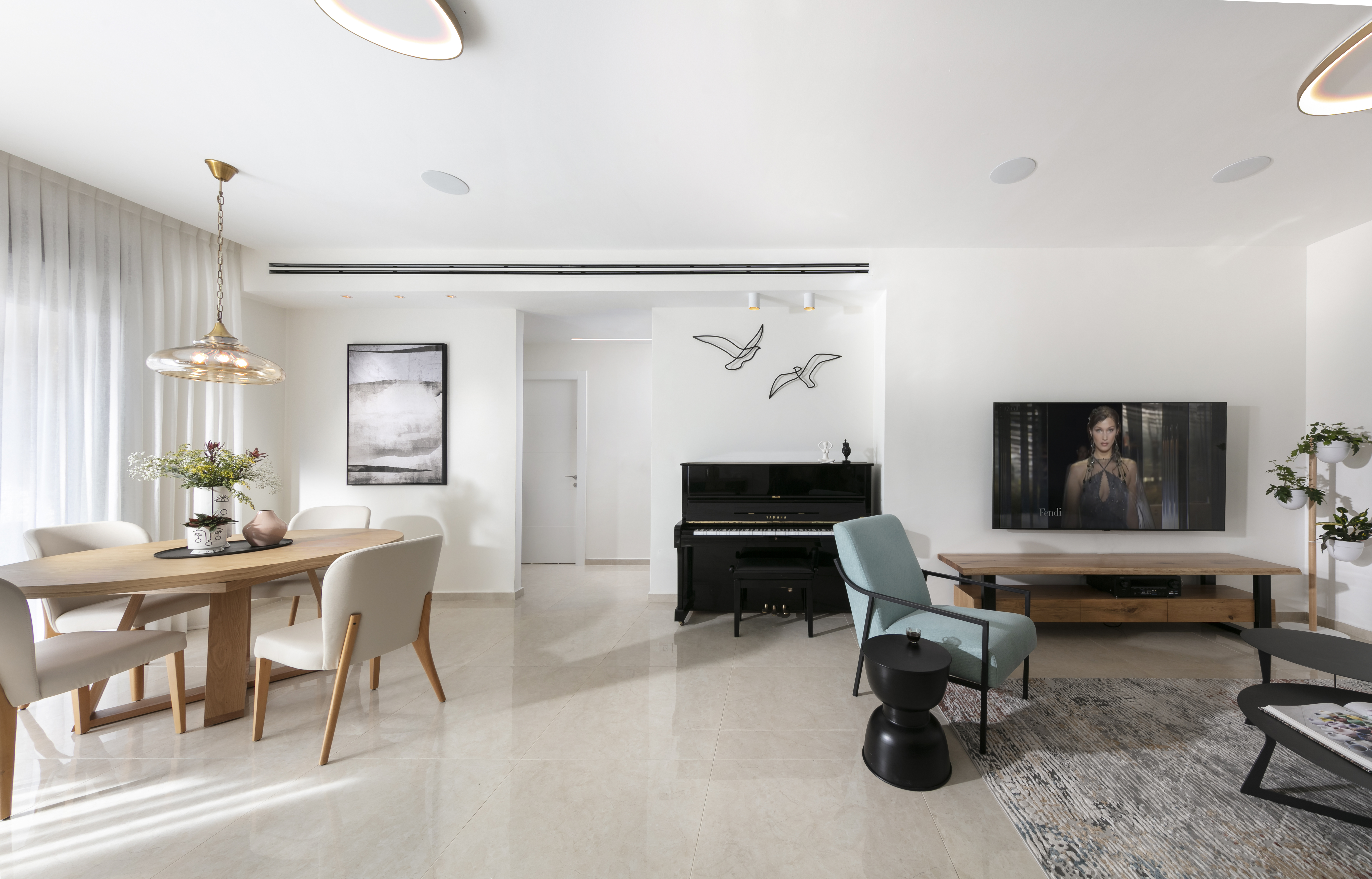 עיצוב פנים והום סטיילינג -דירת קבלן | 100 מ"ר בירושלים