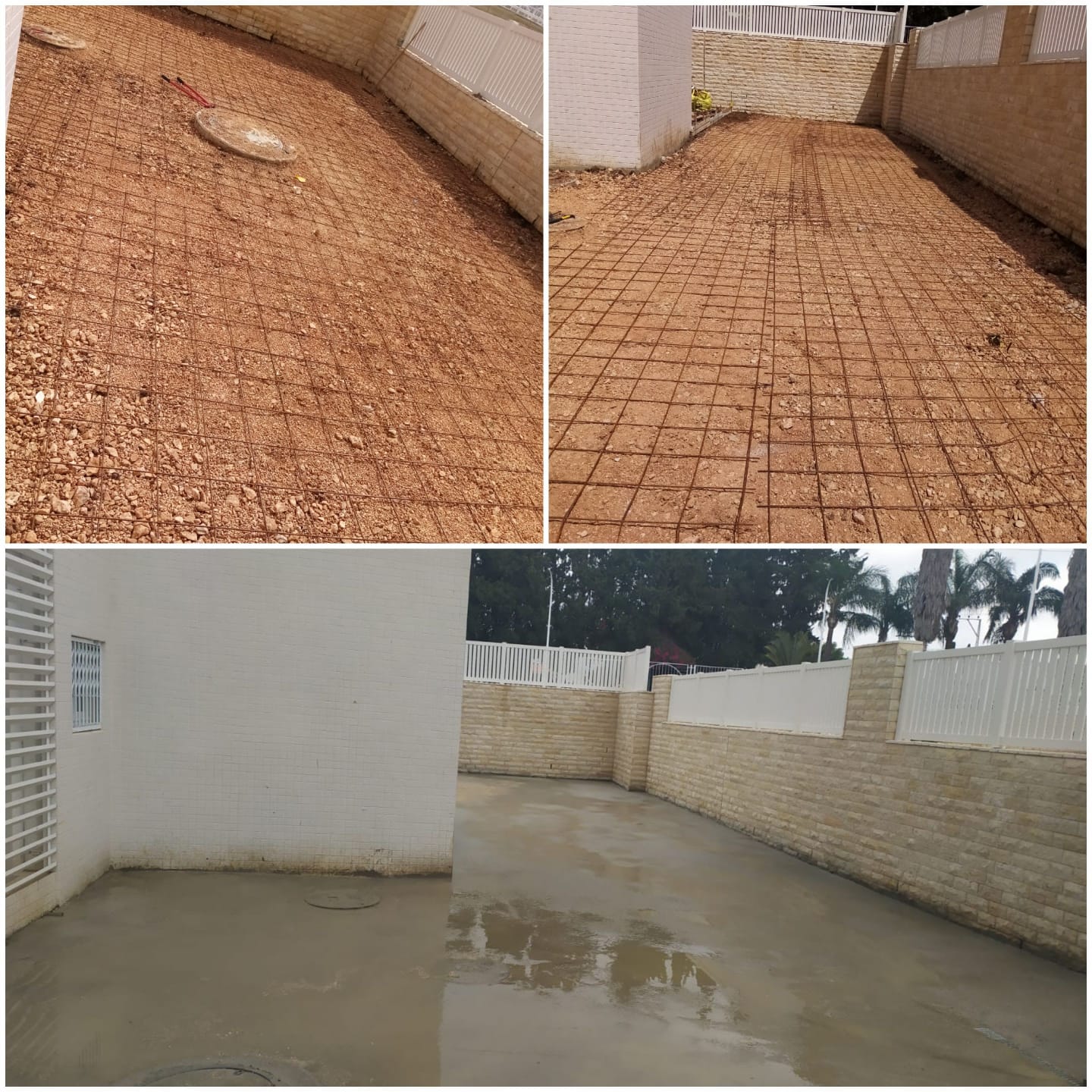 שיפוץ וריצוף חצר