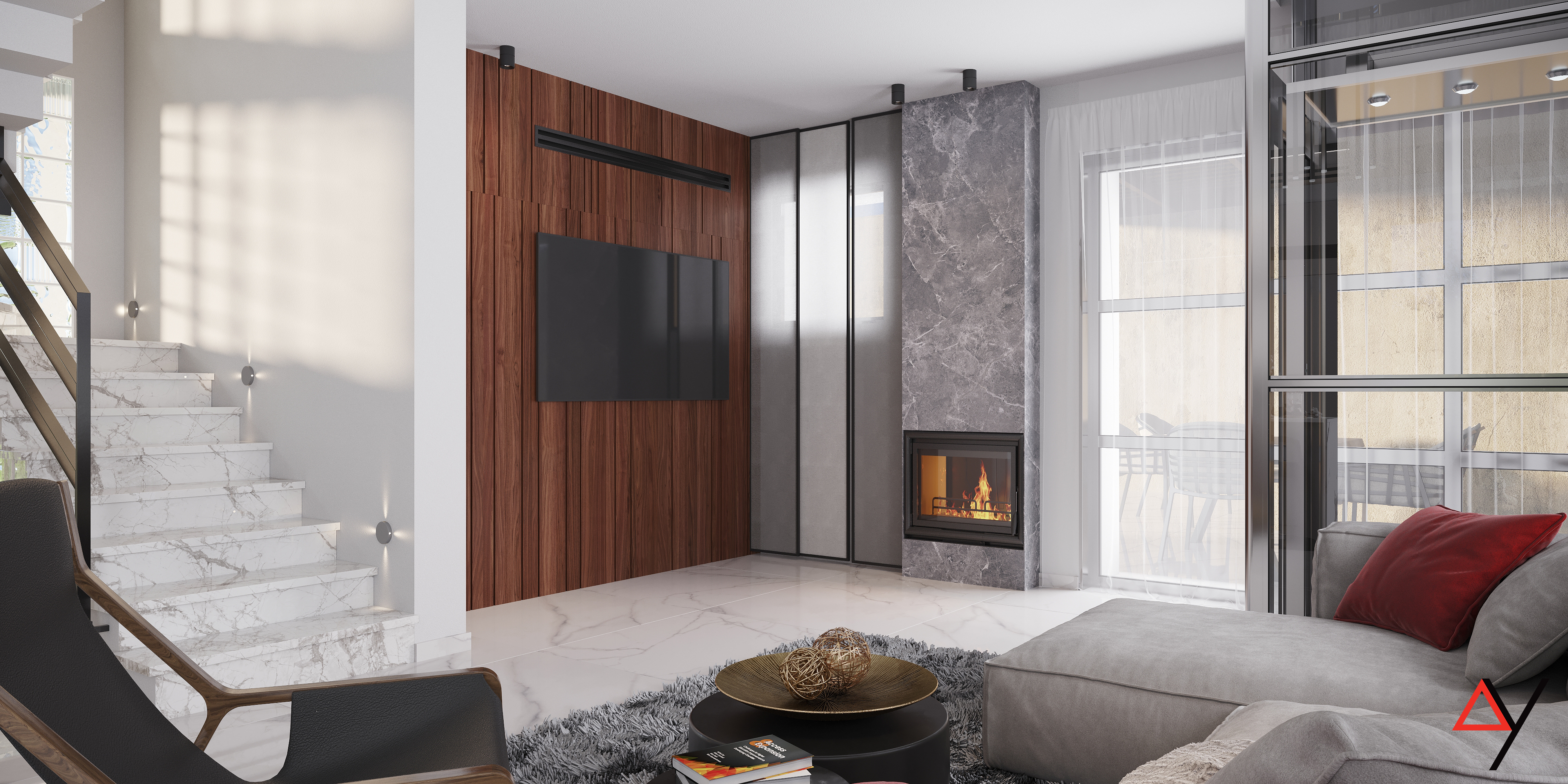 בלב חיפה ההררית משתרע לו בית של כ-200 מר בן 4 קומות