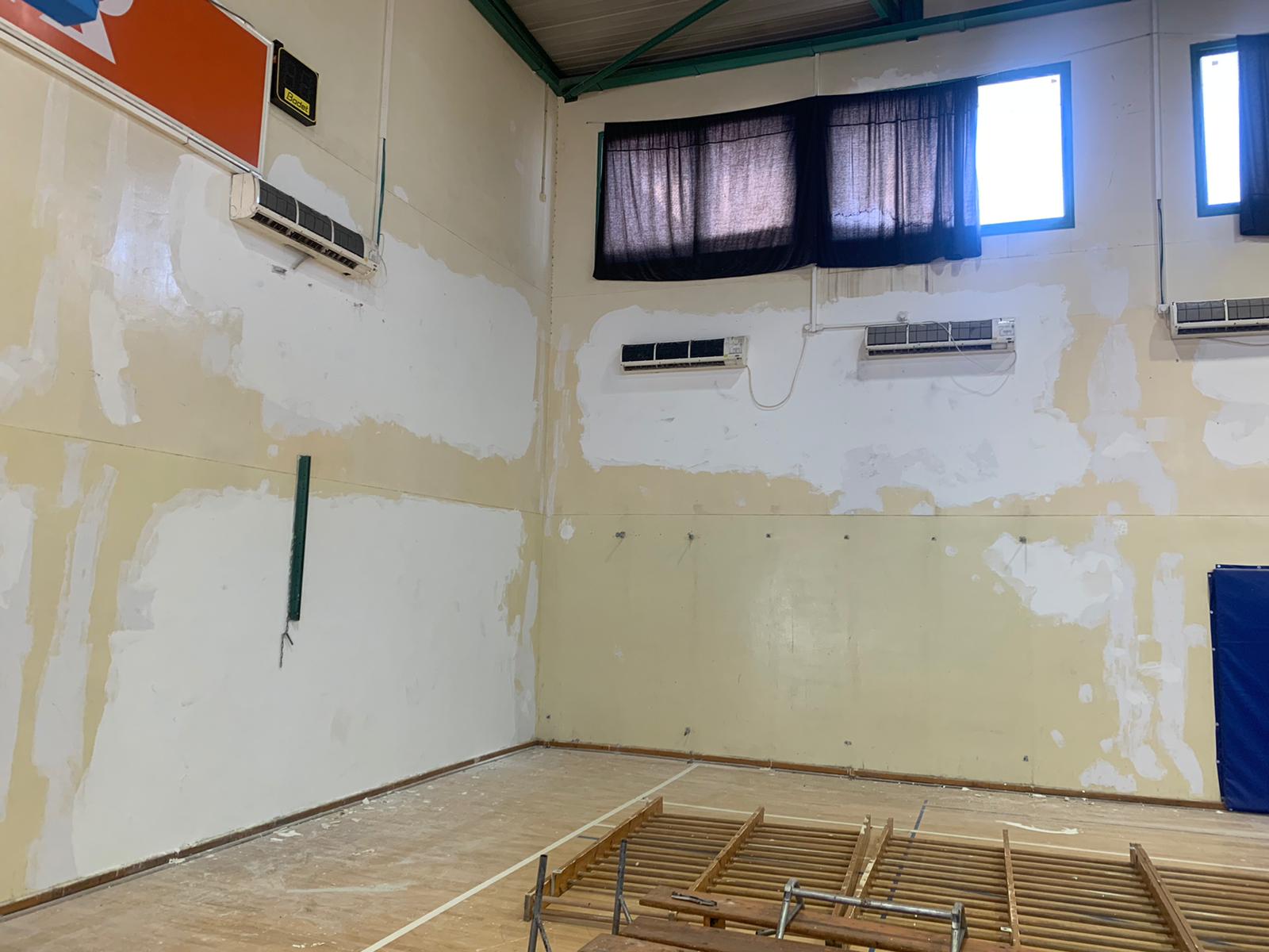 שיפוץ היכל ספורט