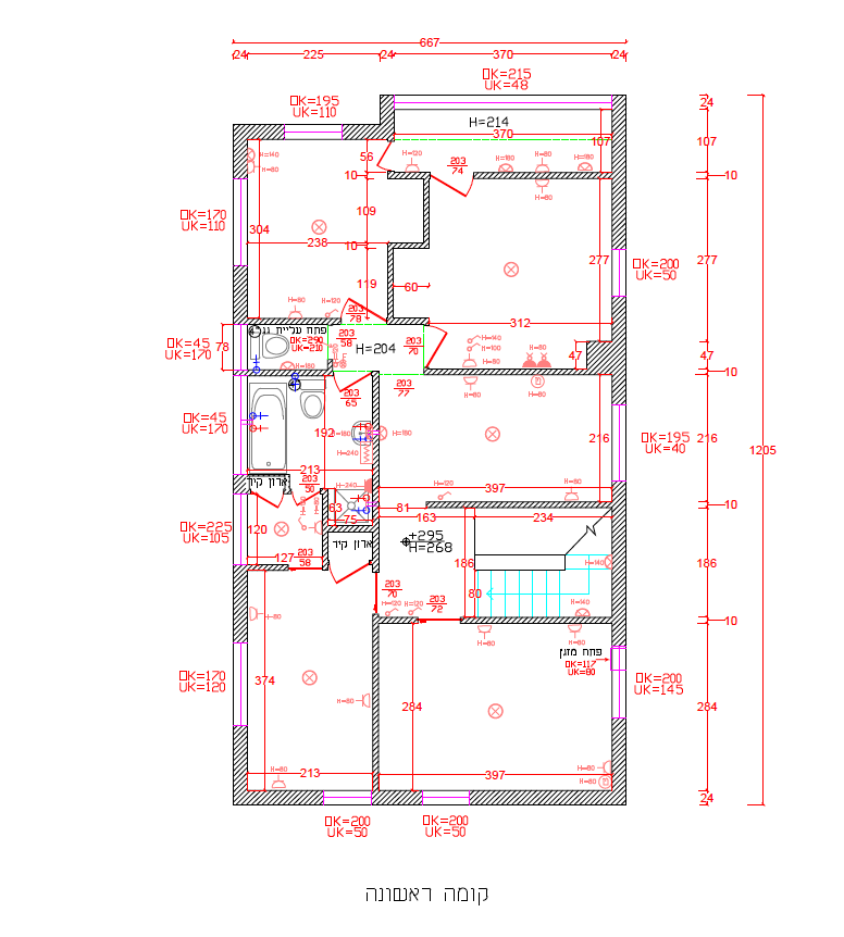 מדידת דירה מפורטת