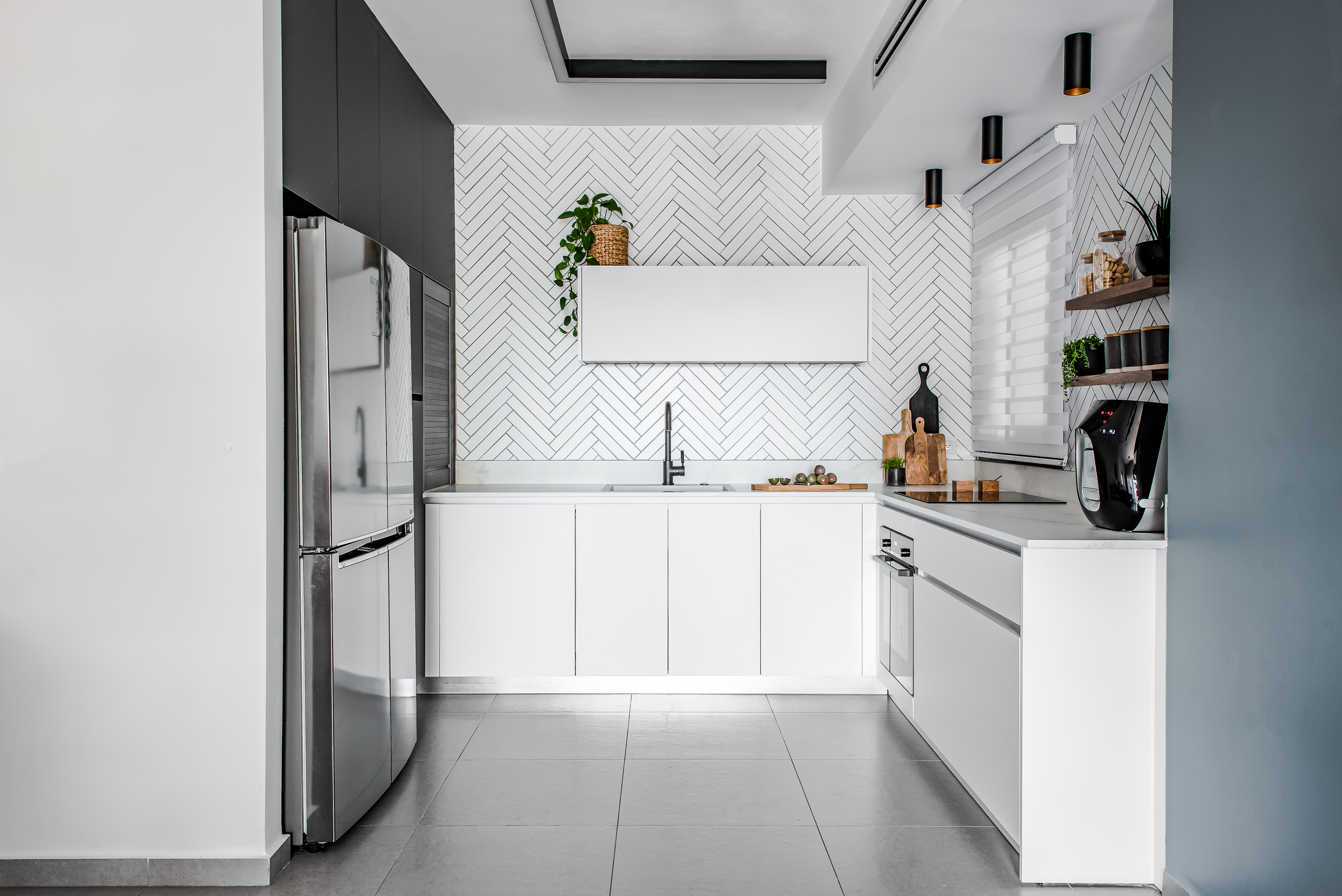 עיצוב פנים והלבשה לדירת קבלן ברחובות