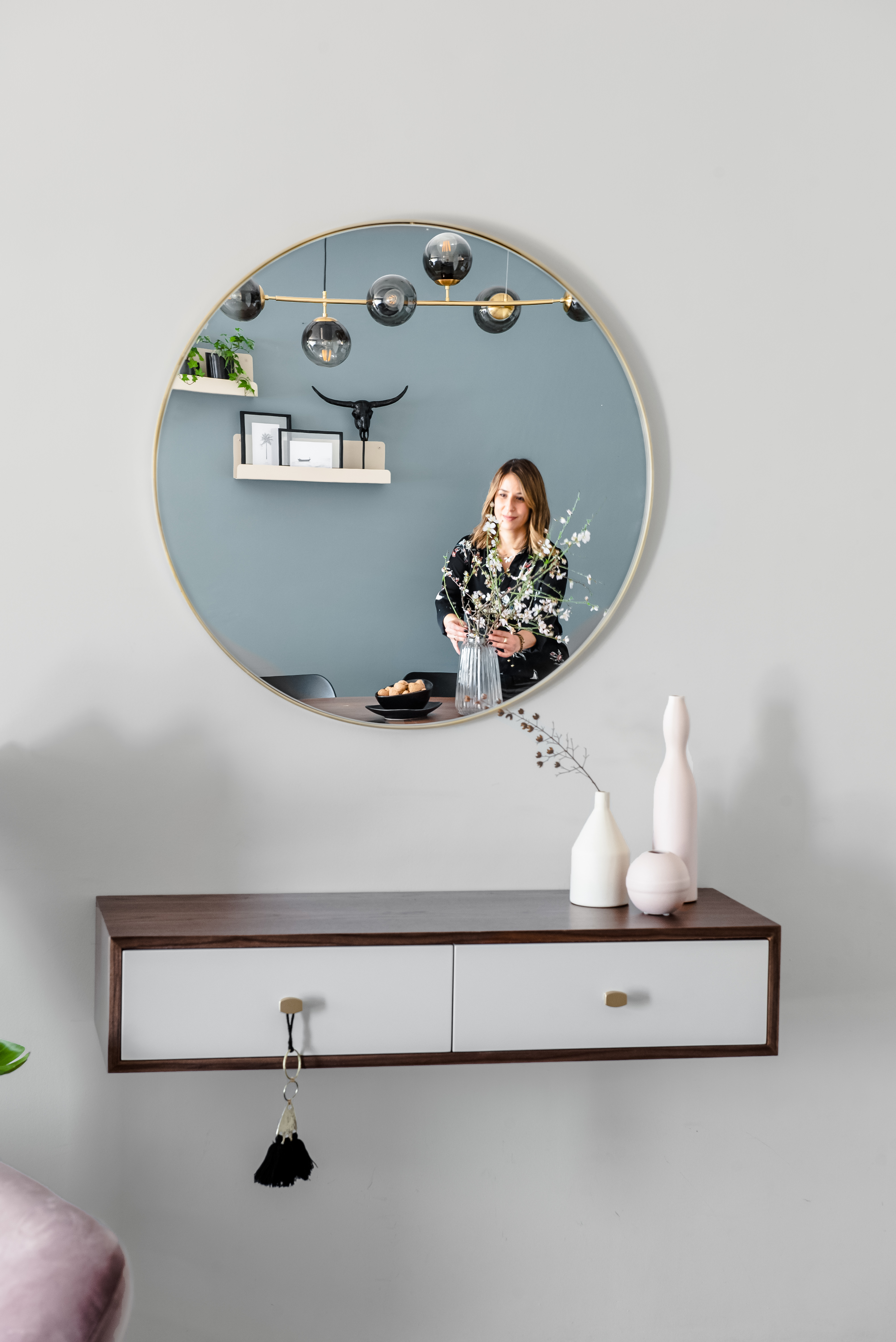 עיצוב פנים והלבשה לדירת קבלן ברחובות