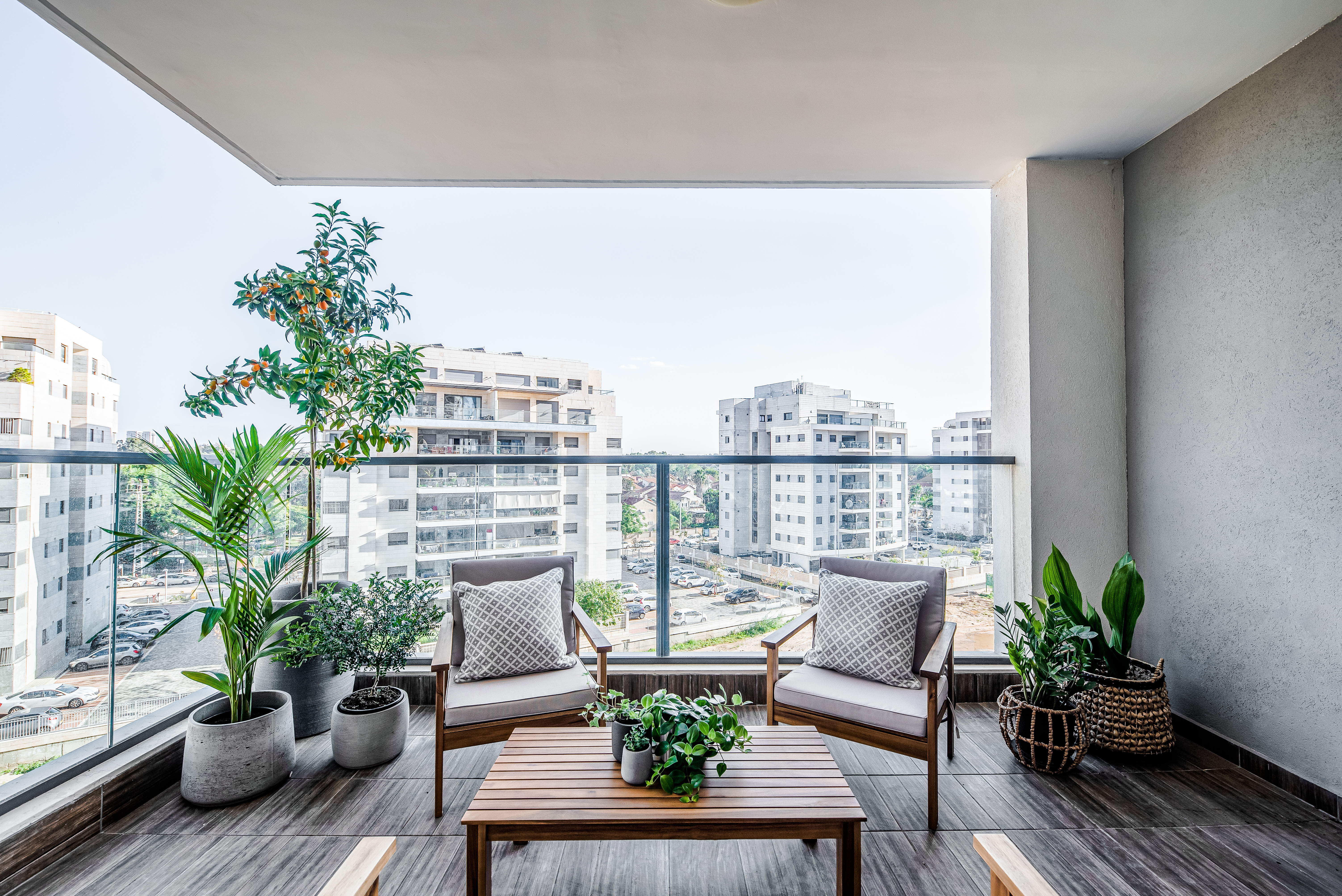 עיצוב פנים והלבשה לדירת קבלן ברחובות