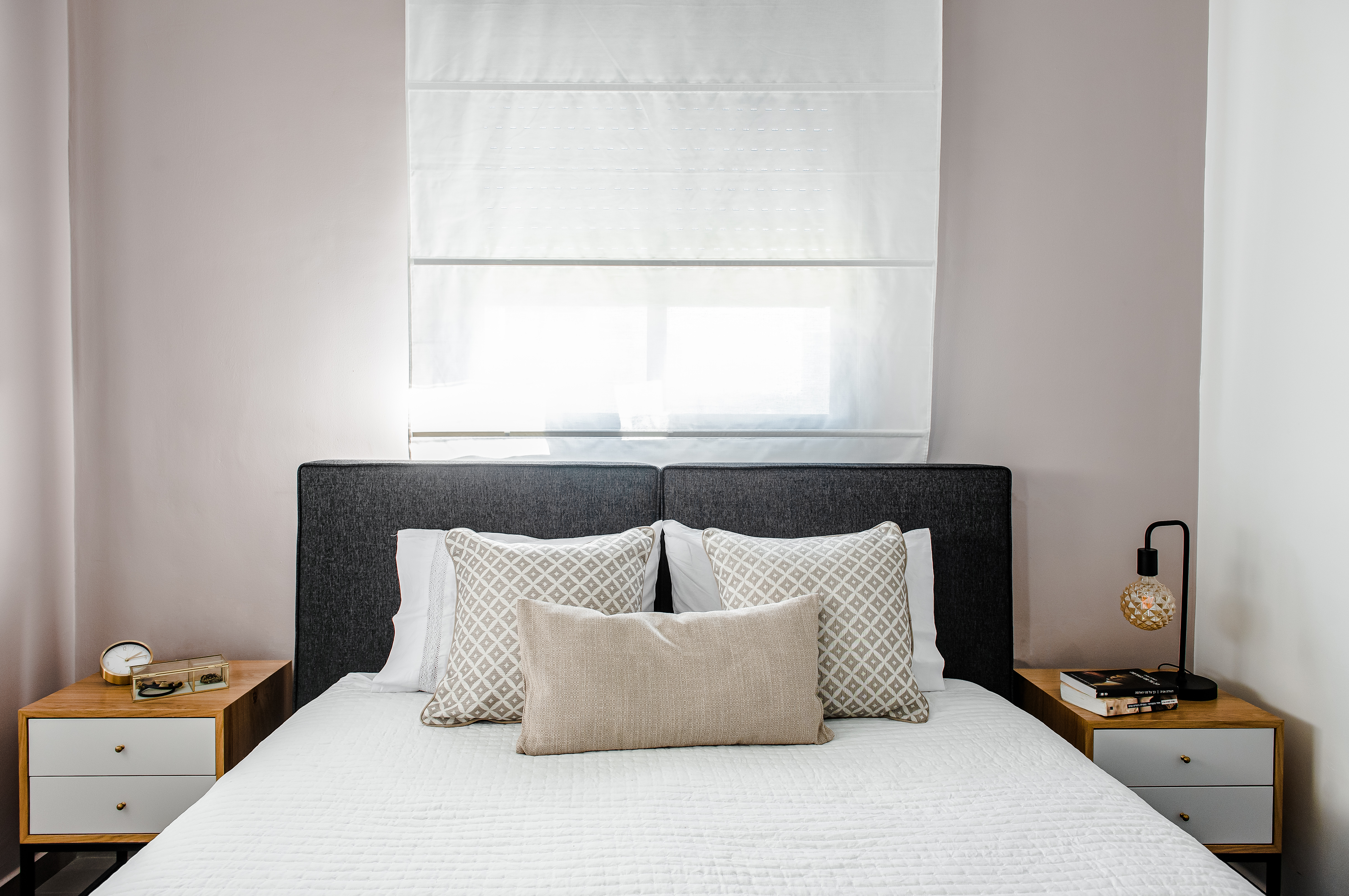 עיצוב פנים והלבשה לדירת קבלן ברחובות