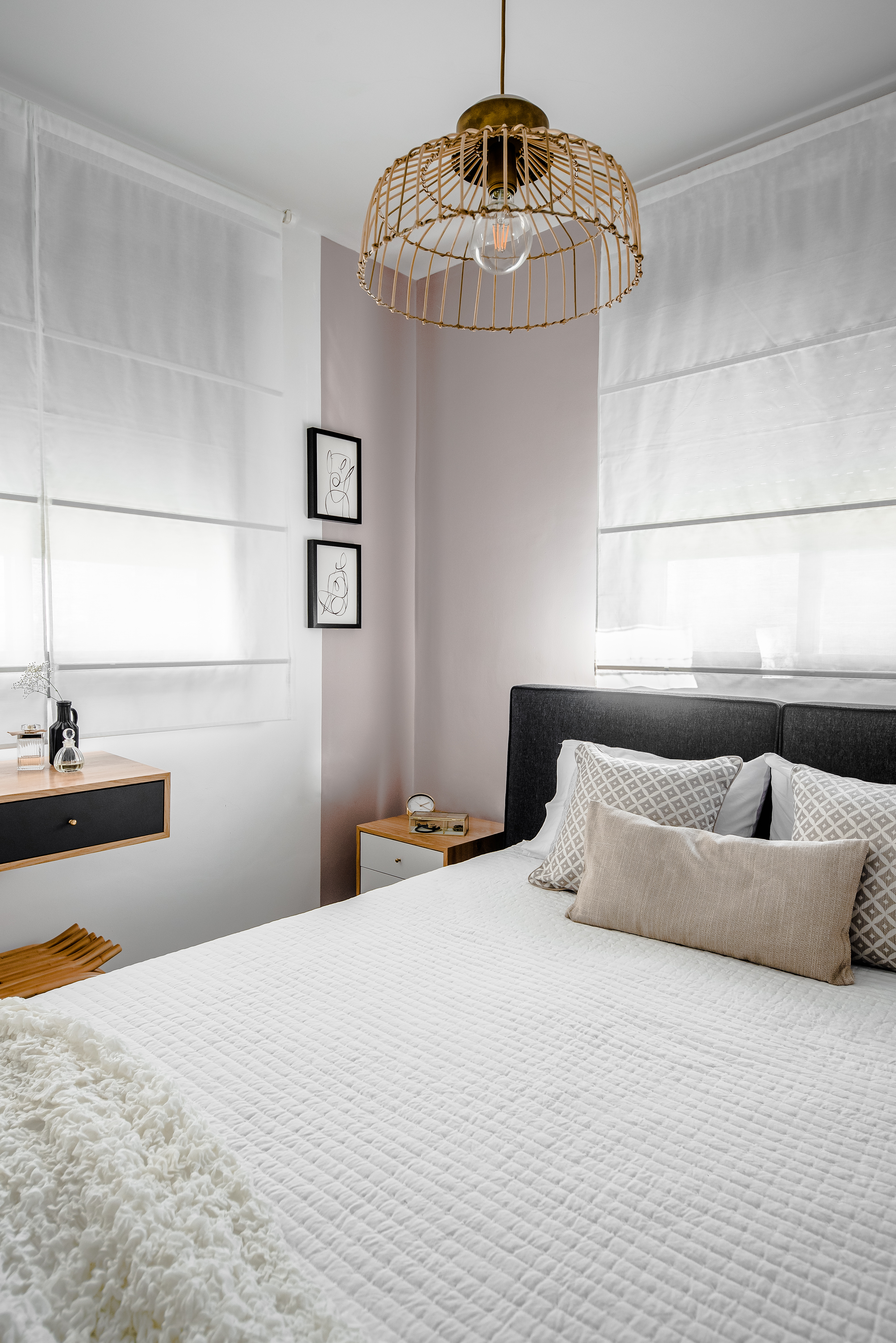 עיצוב פנים והלבשה לדירת קבלן ברחובות