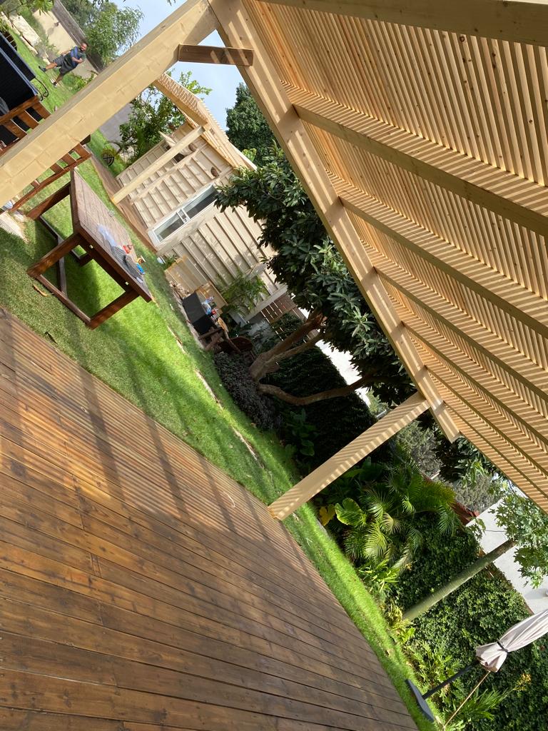 חידוש דק ופרגולות בפרדס חנה