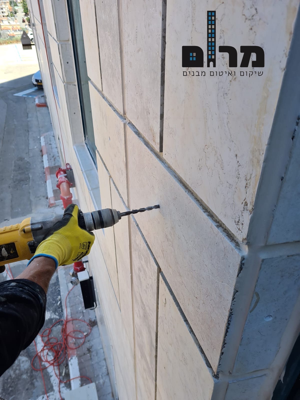 חיזוק אבני חיפוי