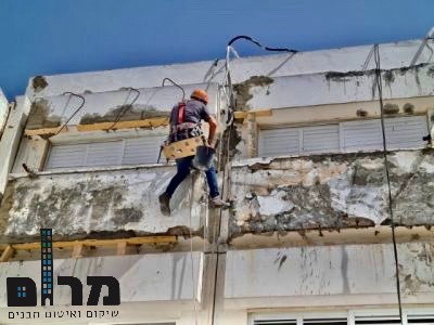 שיקום - עמודים/קירות חיצוניים