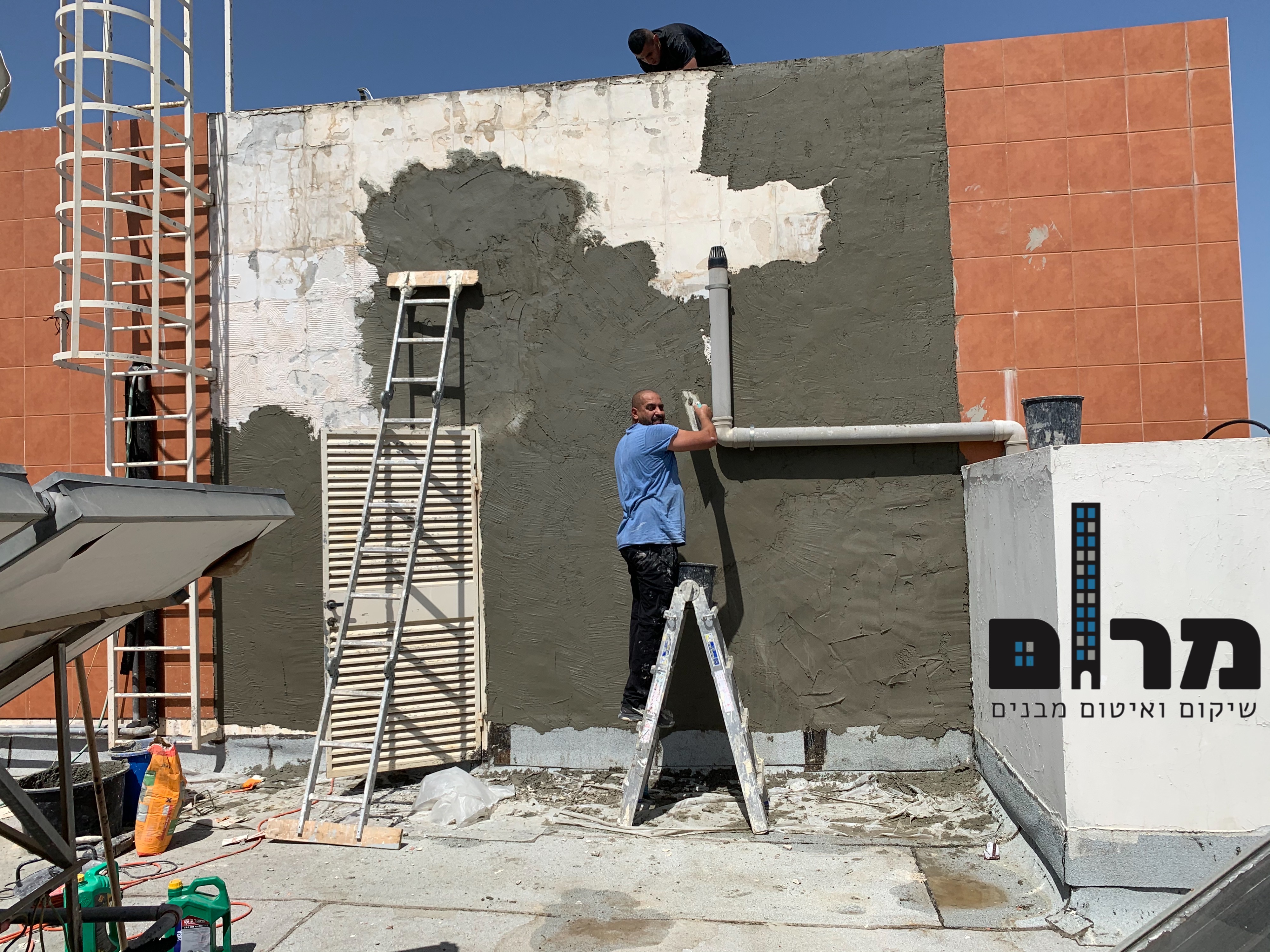 שיקום - עמודים/קירות חיצוניים