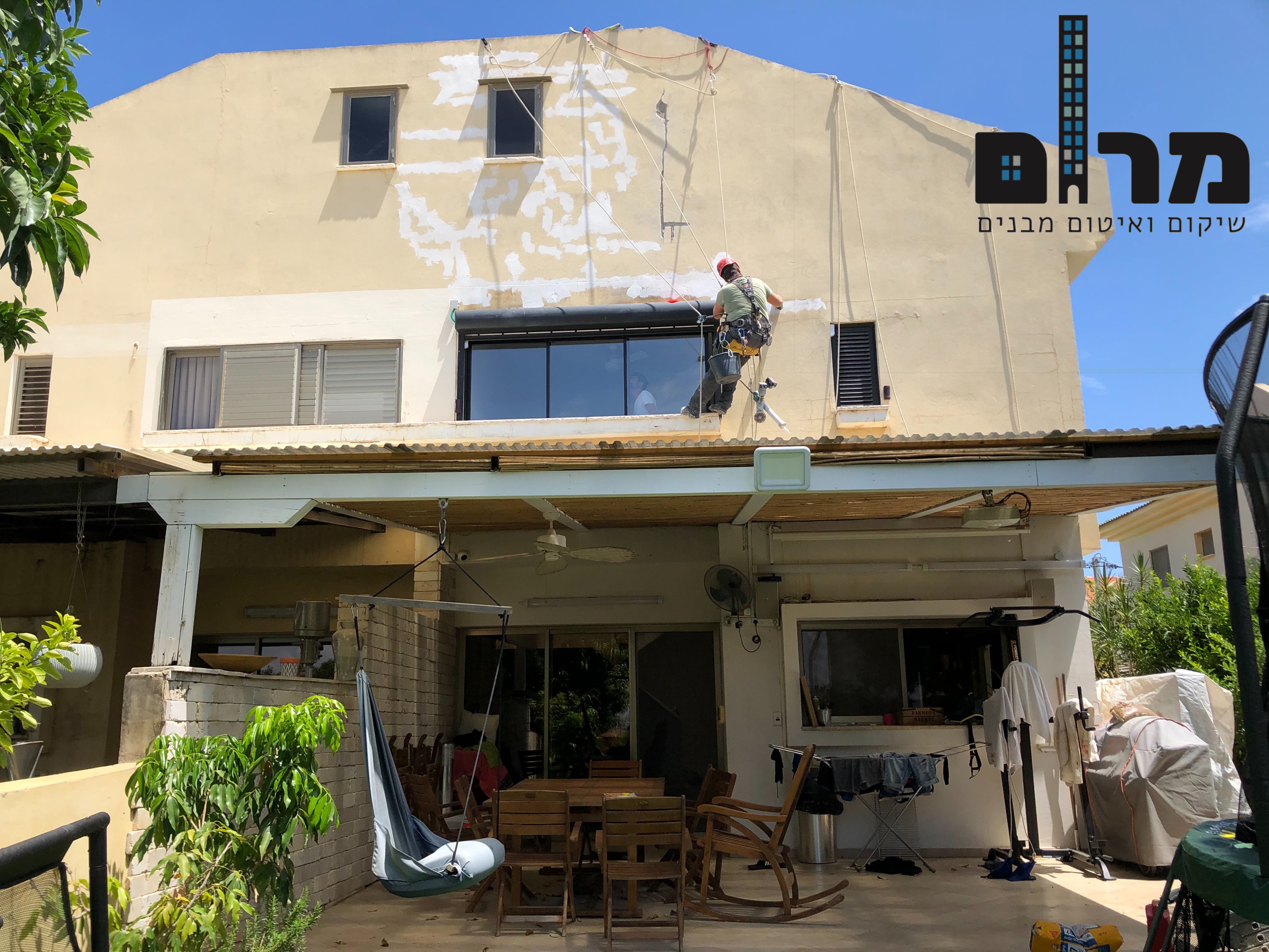 שיקום - עמודים/קירות חיצוניים