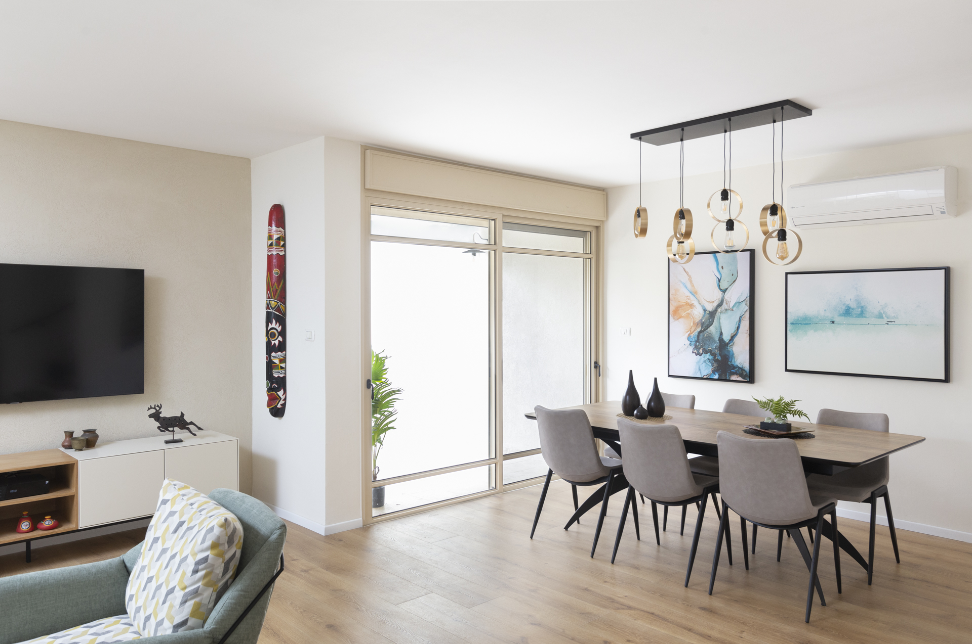 עיצוב חלל ציבורי בבית פרטי במודיעין