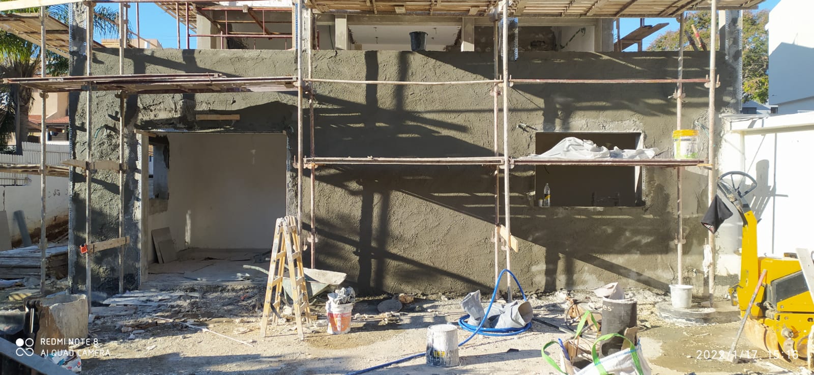 חיפוי וטייח קירות חוץ