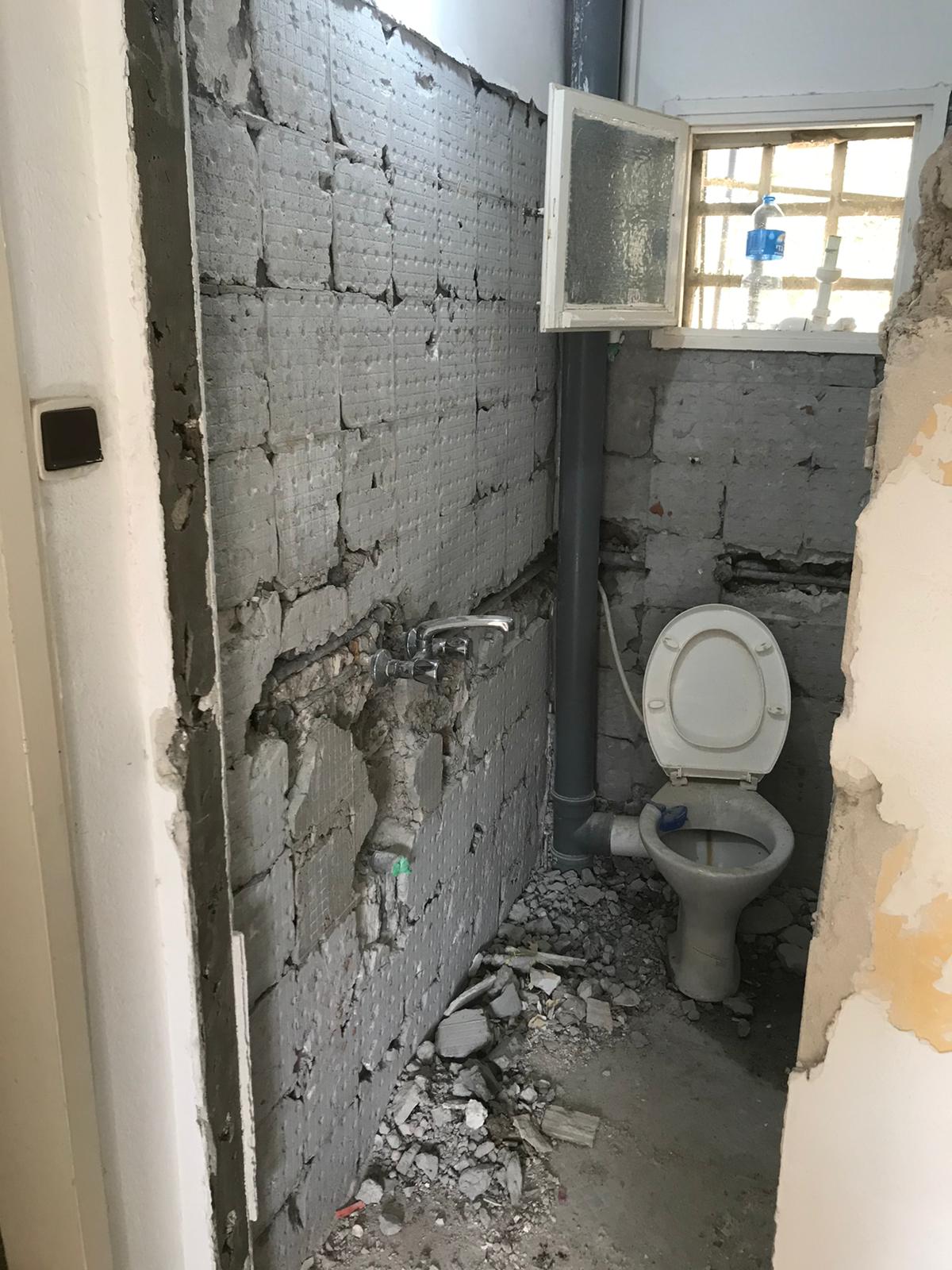 עבודת שיפוץ לפני ואחרי