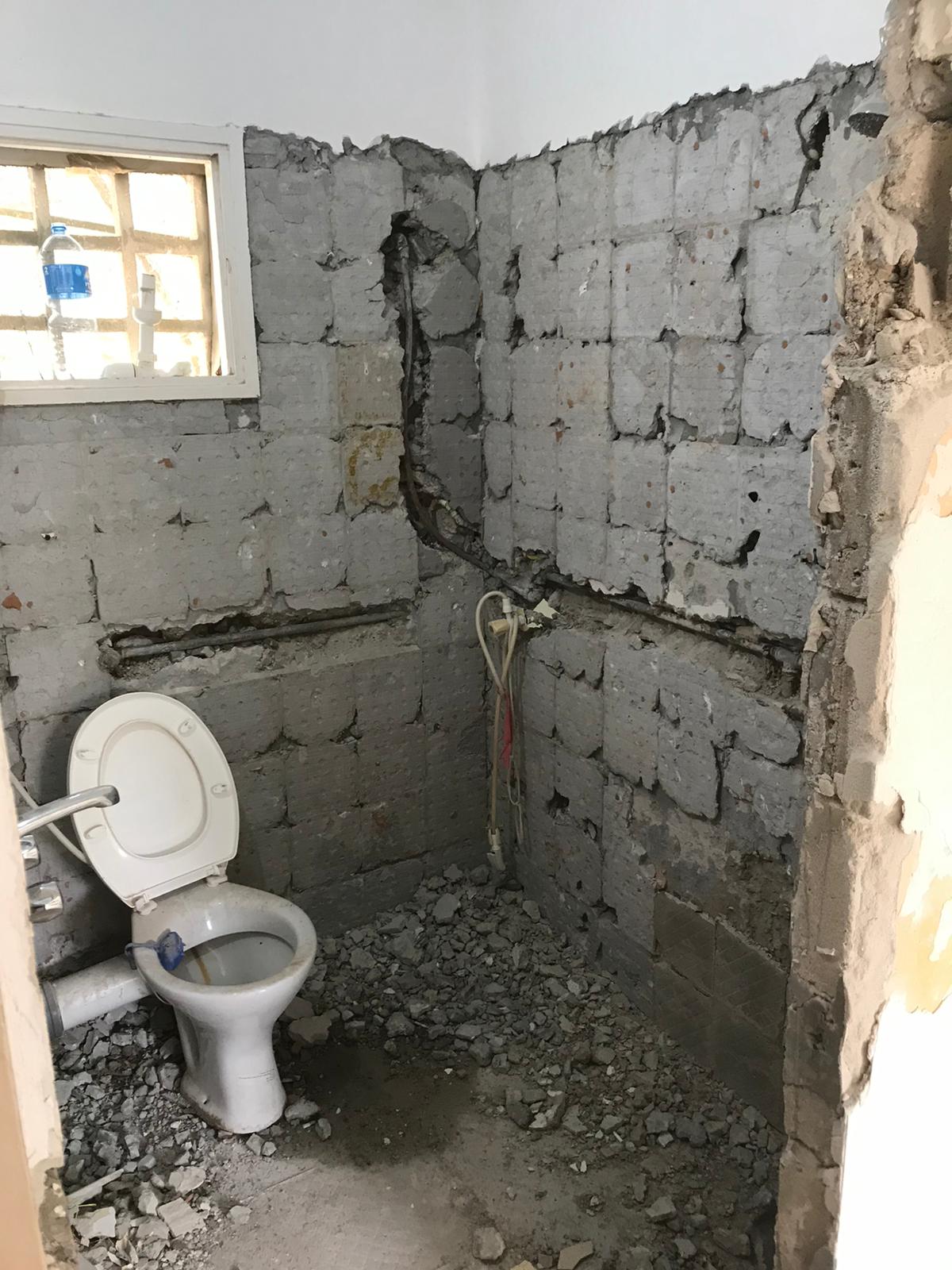 עבודת שיפוץ לפני ואחרי