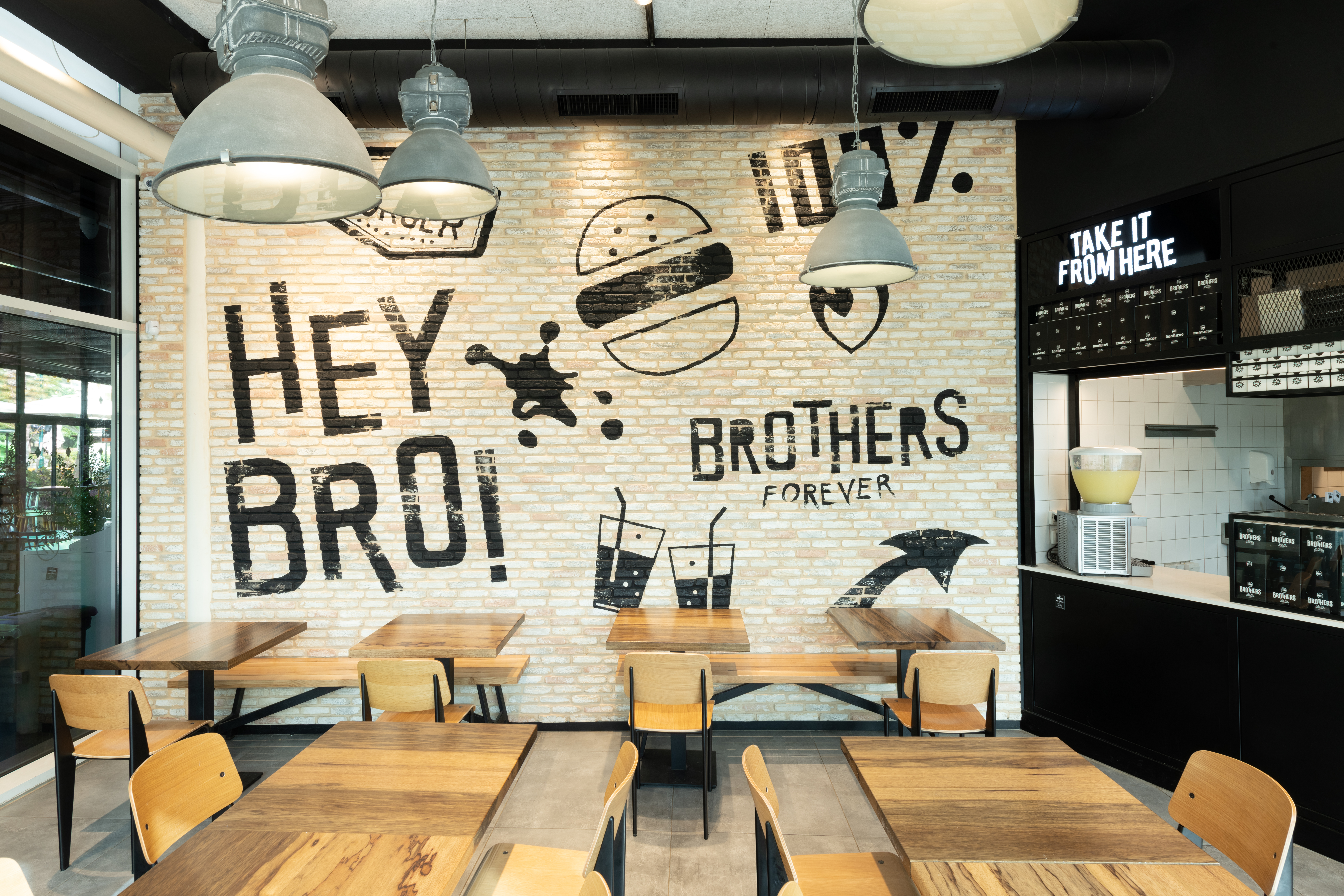 תכנון ועיצוב מסעדת המבורגרים