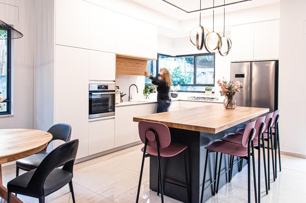 תכנון ועיצוב מטבח בבית פרטי