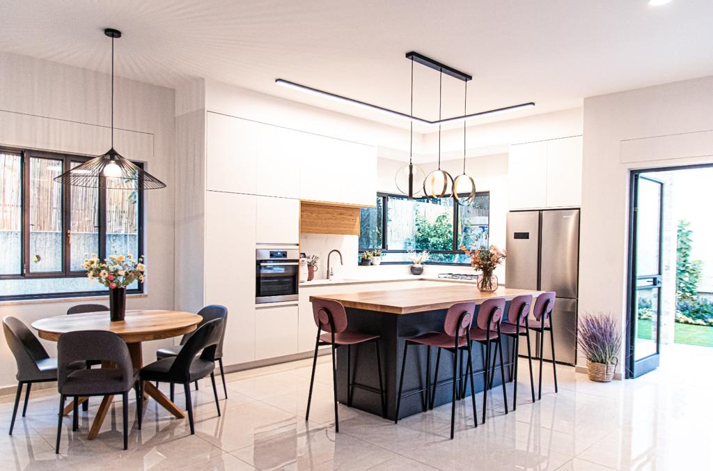 תכנון ועיצוב מטבח בבית פרטי