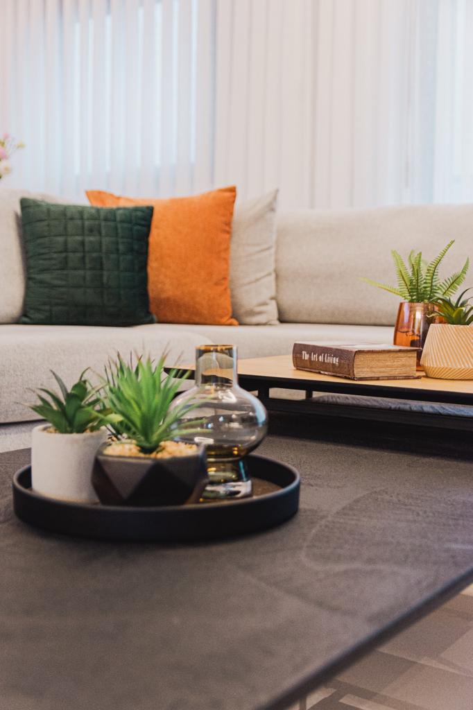 תכנון ועיצוב סלון ומטבח בדירת פנטהאוז