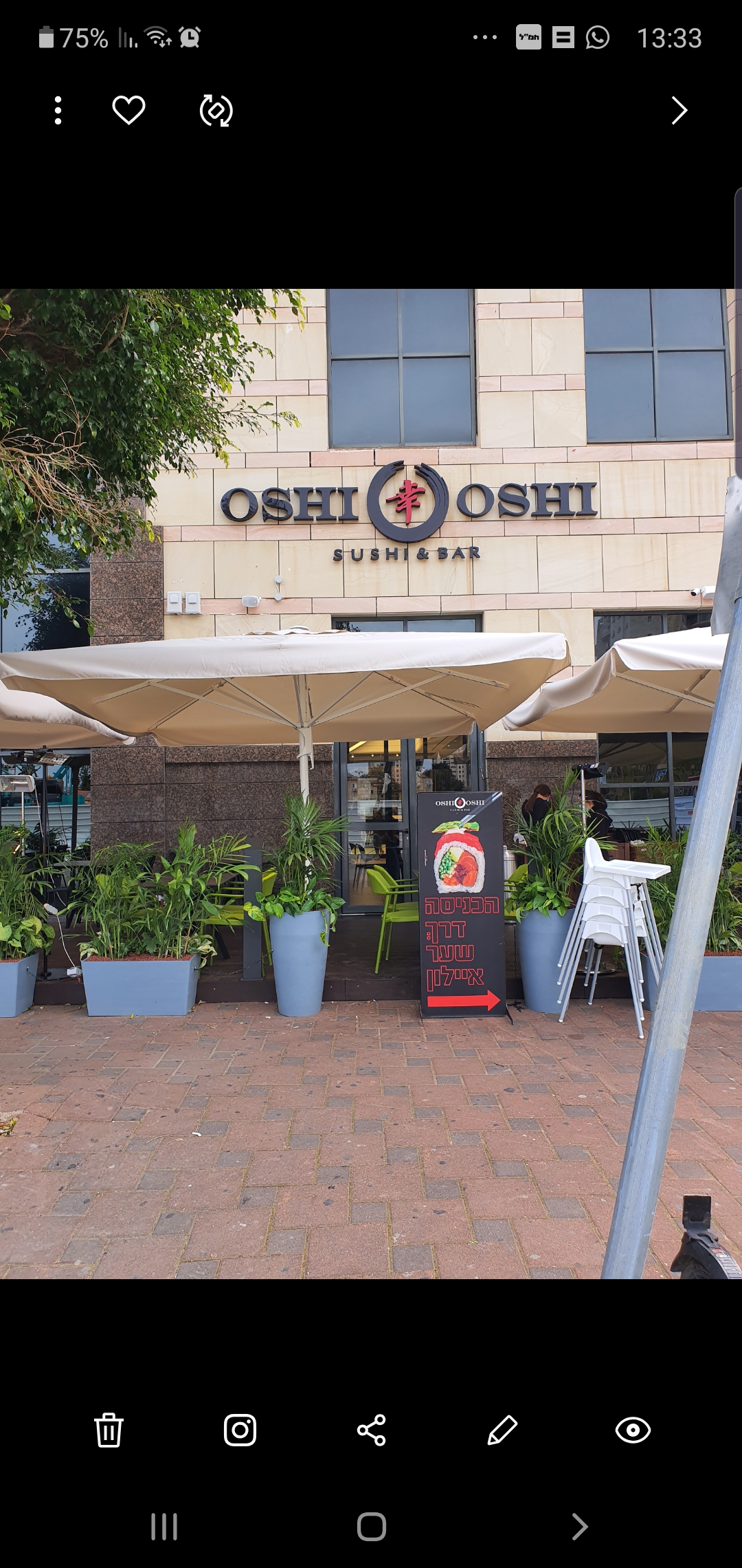 שיפוץ קומפלט של מסעדת אושי אושי בחולון