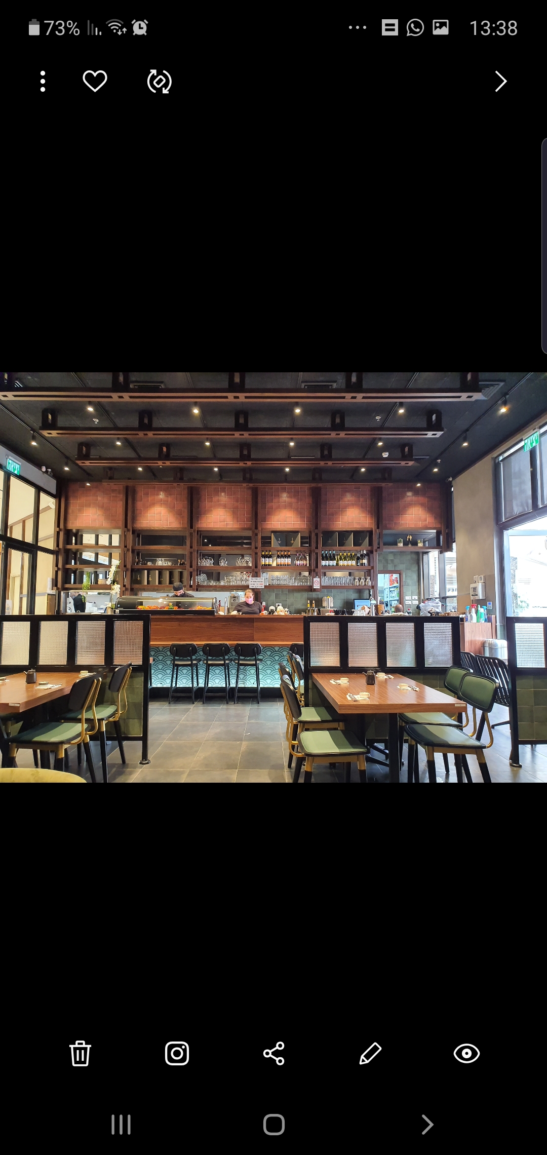 שיפוץ קומפלט של מסעדת אושי אושי בחולון