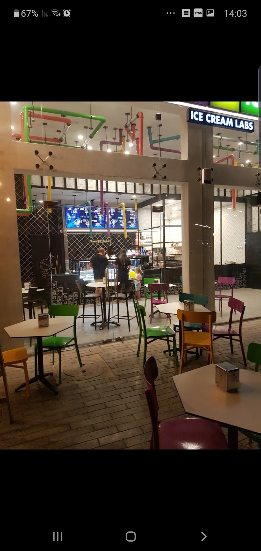 שיפוץ גלידריה גלידיום ראשון לציון