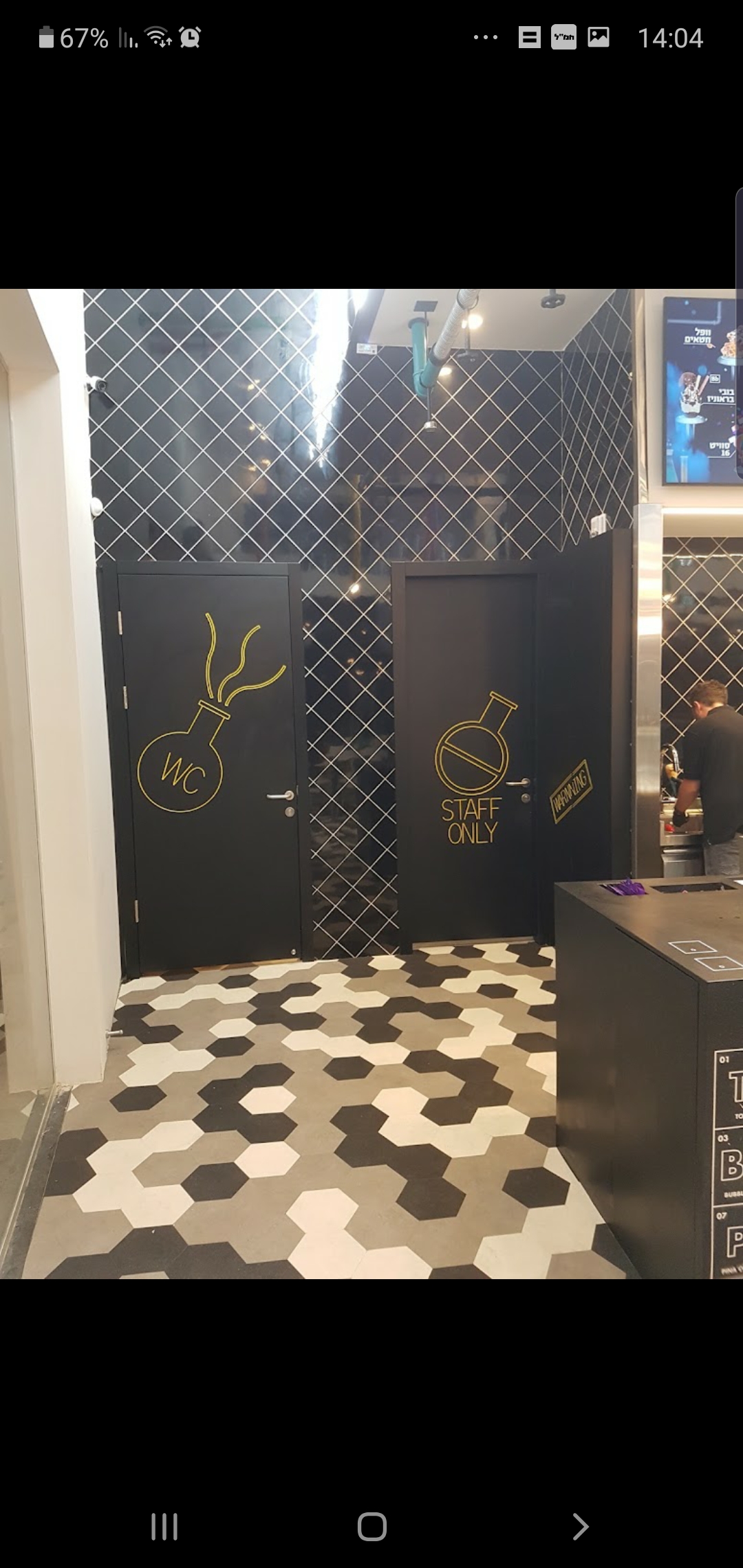 שיפוץ גלידריה גלידיום ראשון לציון