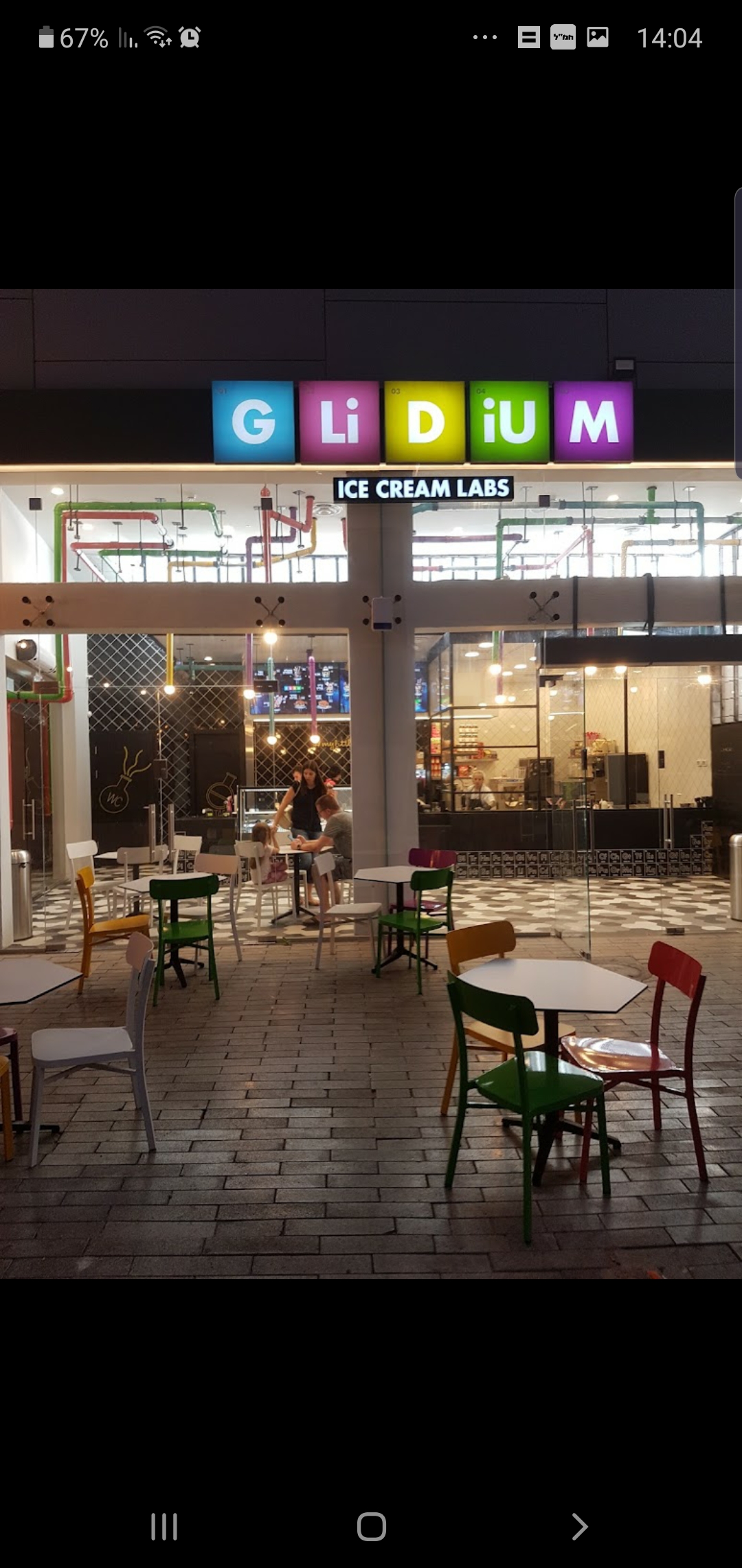 שיפוץ גלידריה גלידיום ראשון לציון